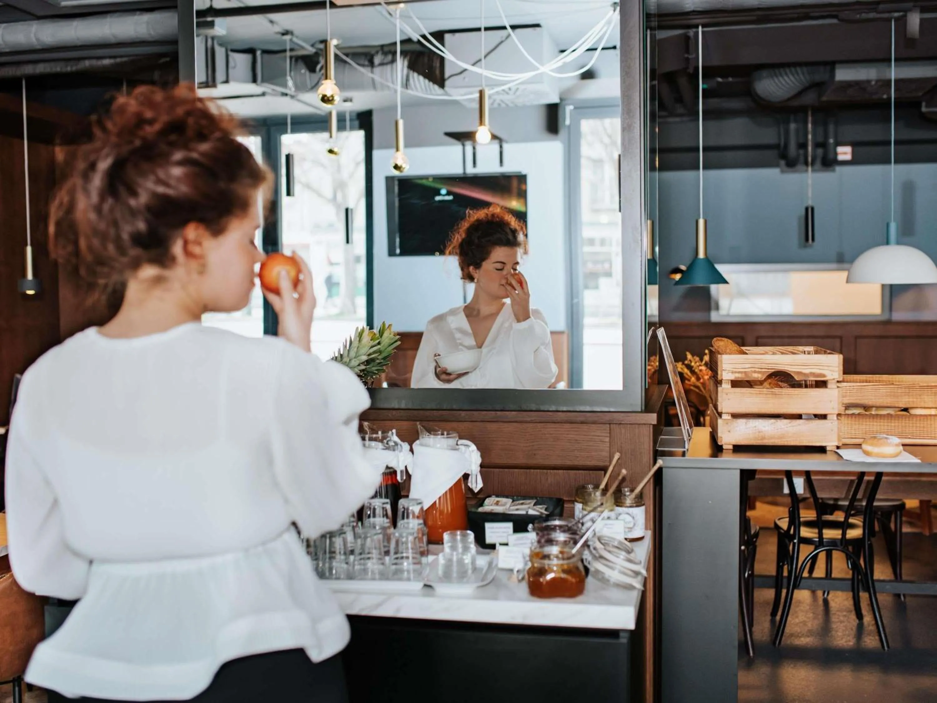 Breakfast in ibis Styles Wien Messe Prater