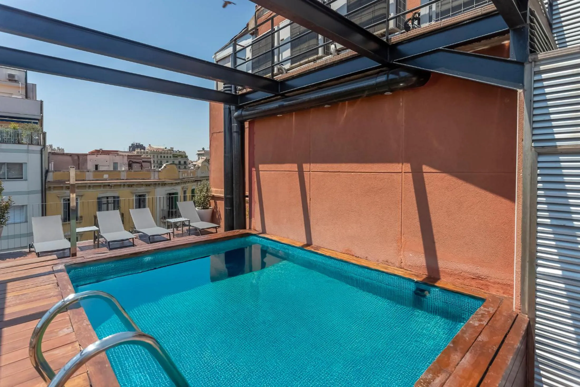 Balcony/Terrace in My Space Barcelona Pool City Center