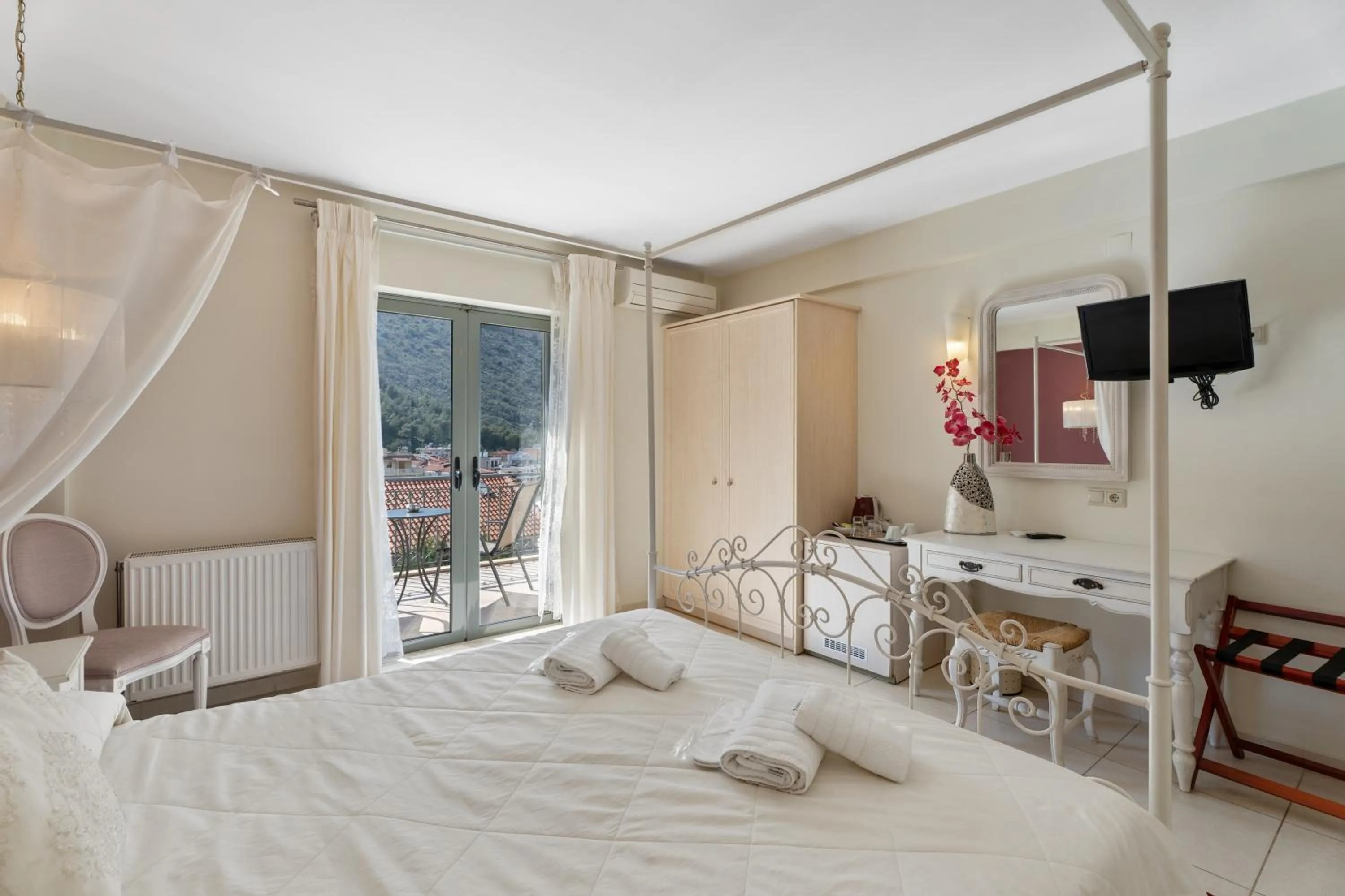 Bed in Aerinon Guesthouse