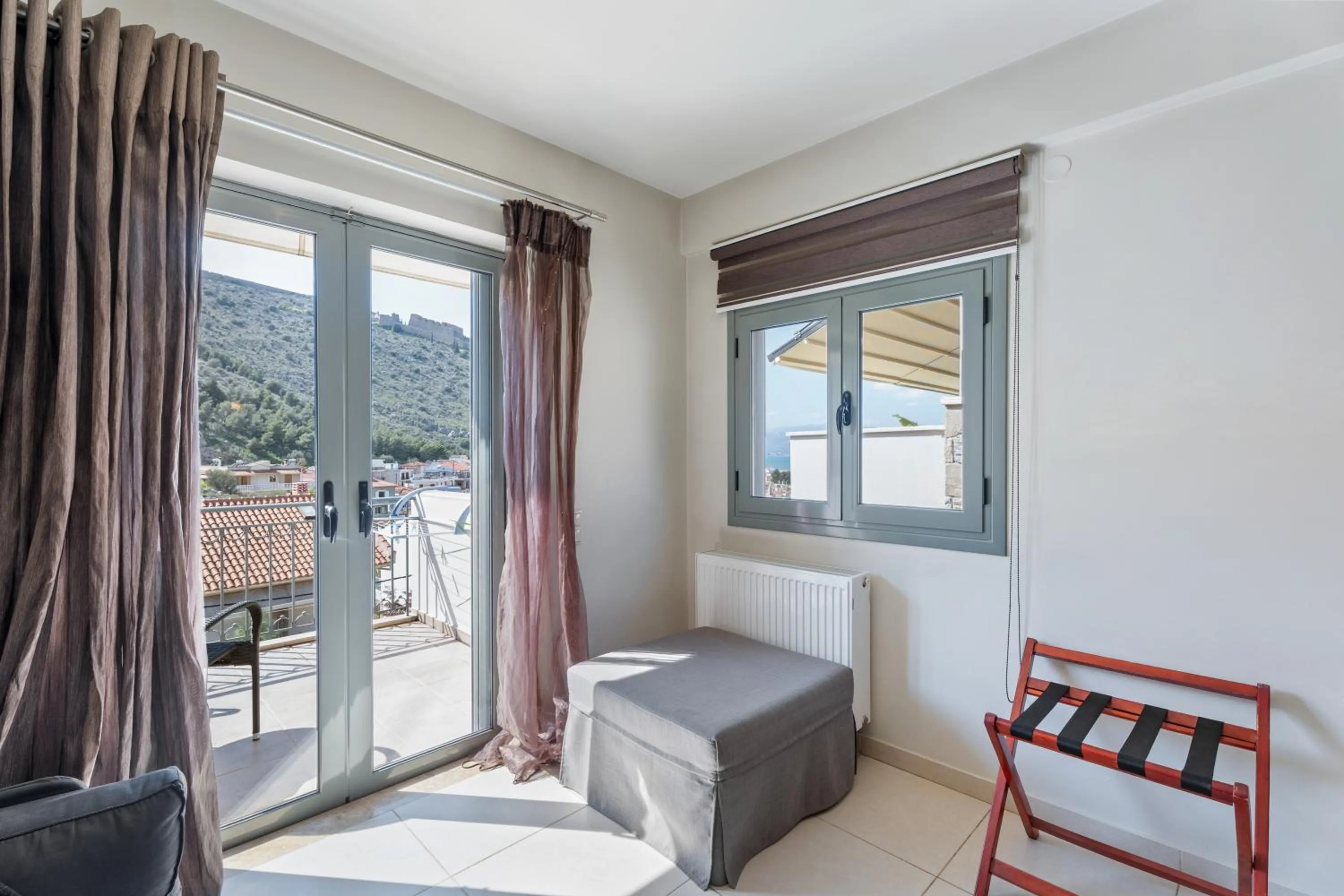 View (from property/room), Bed in Aerinon Guesthouse