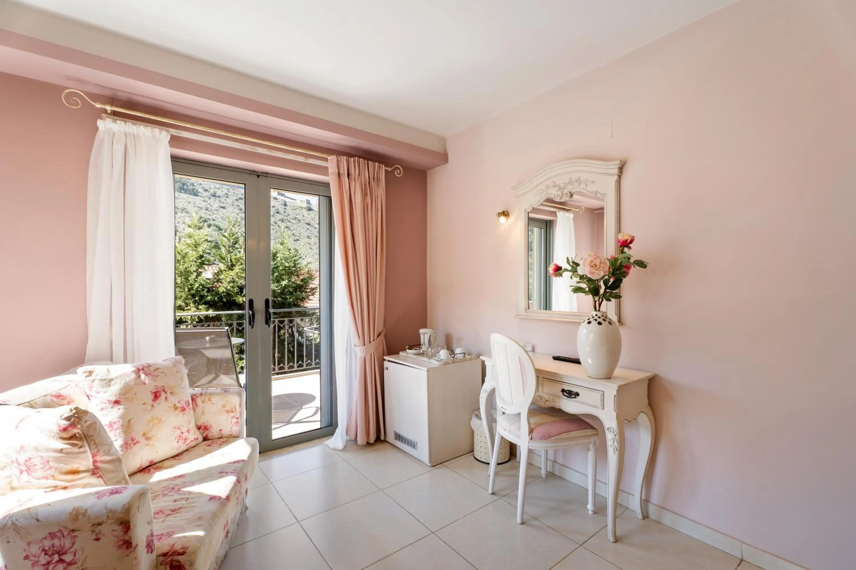 Seating area in Aerinon Guesthouse