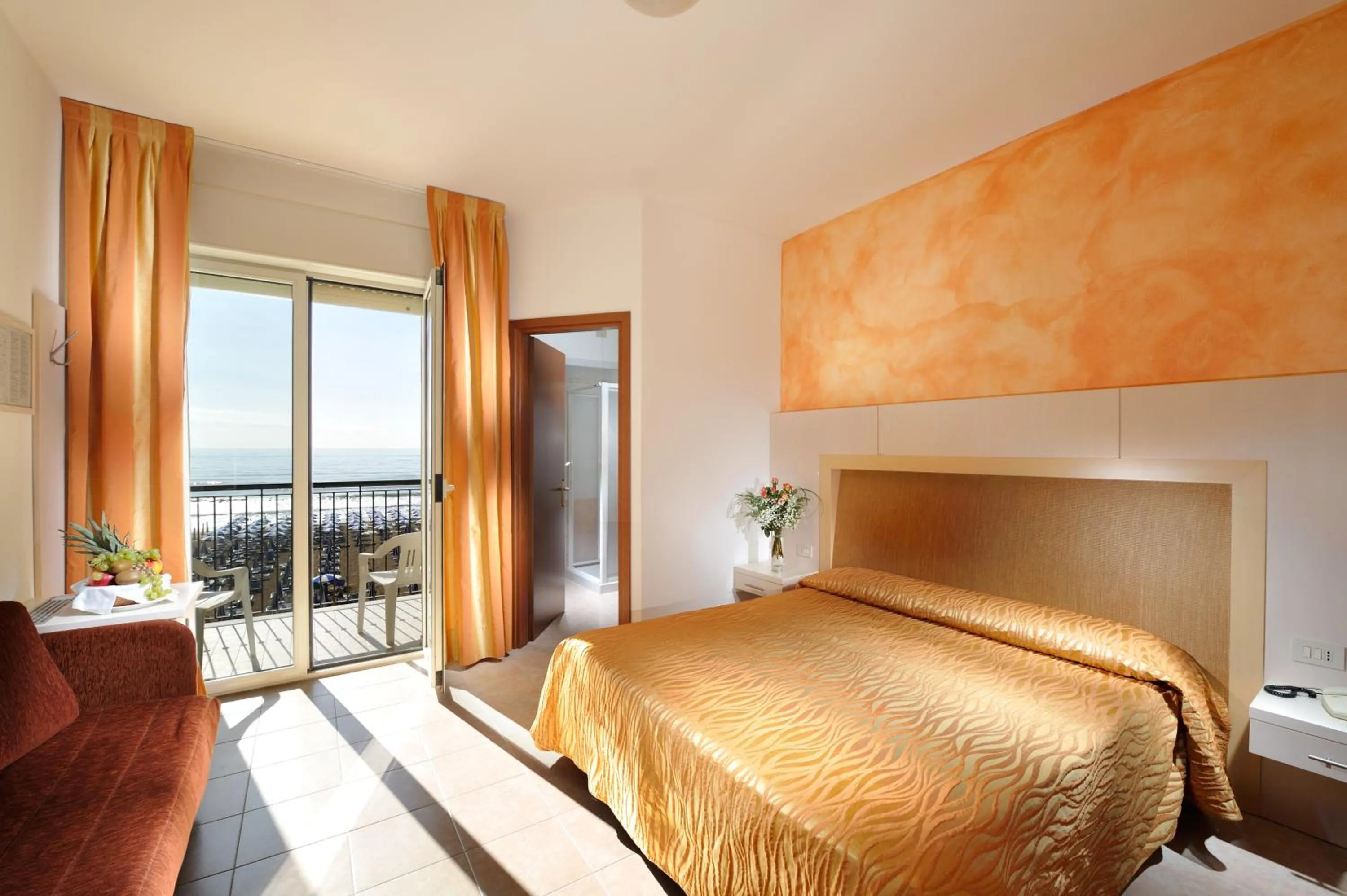 Bed in Hotel Nettuno