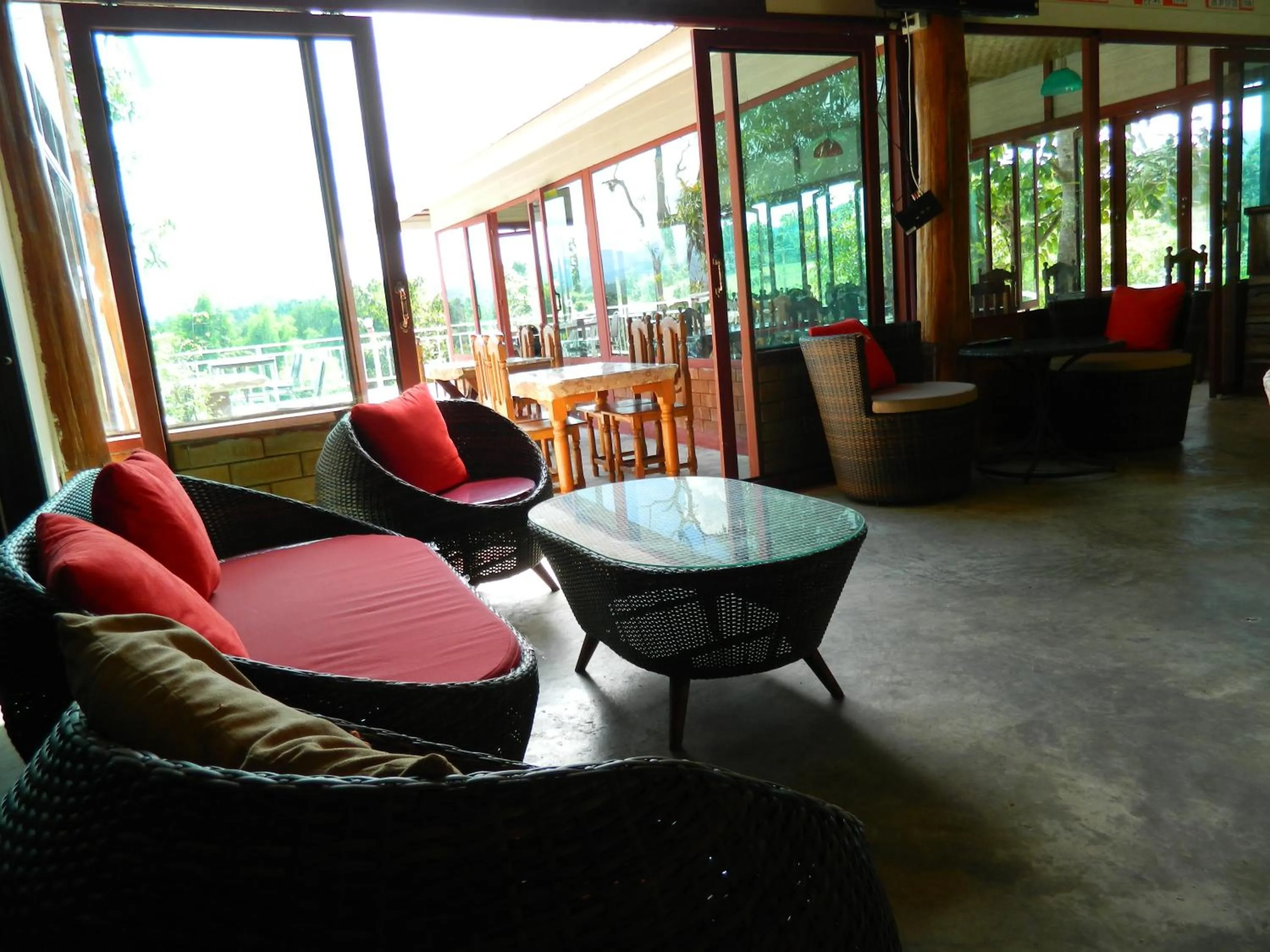 Communal lounge/ TV room in Pai Iyara Resort