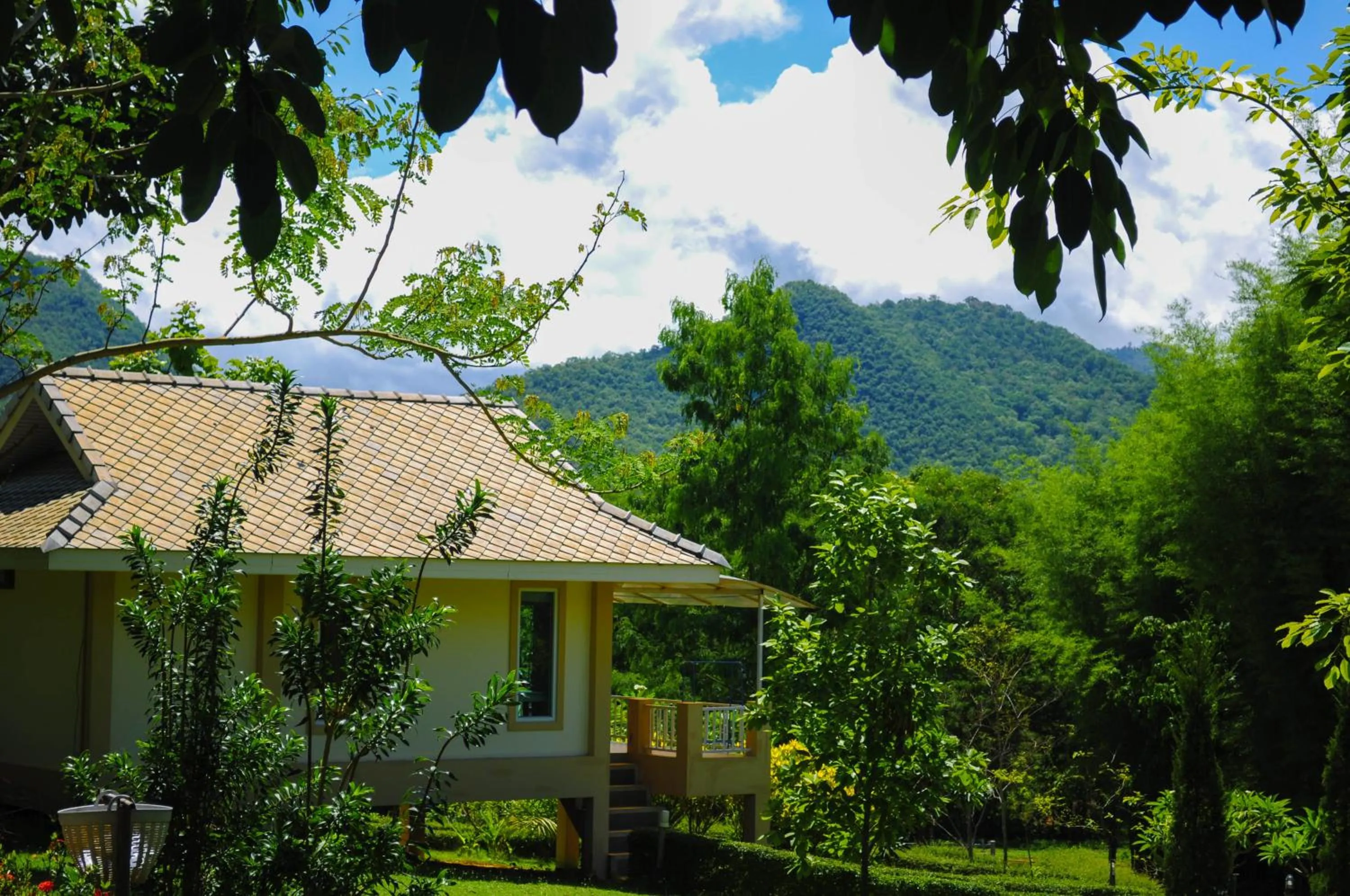 Garden view in Pai Iyara Resort