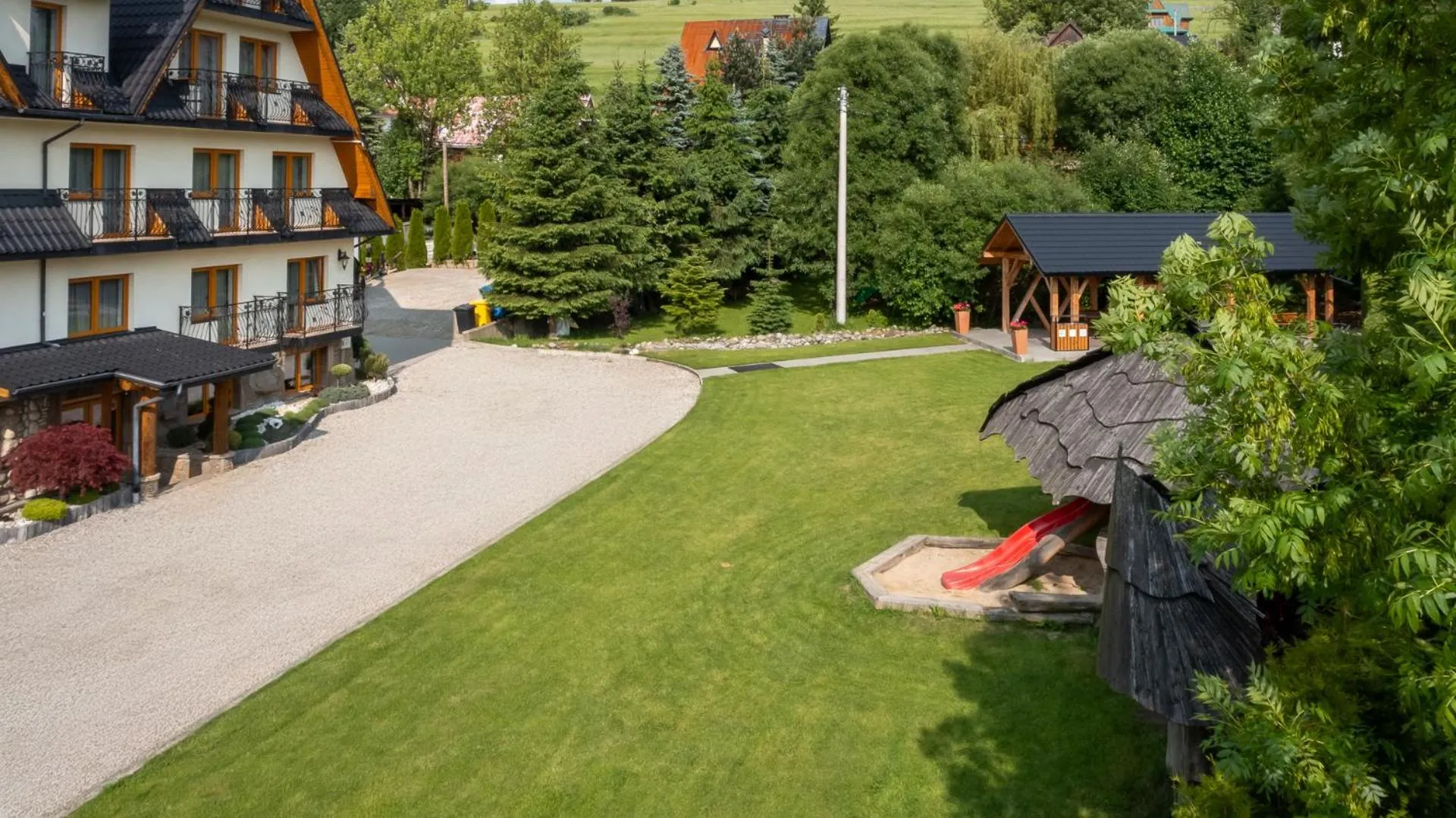 Garden in Willa Bystry Potok