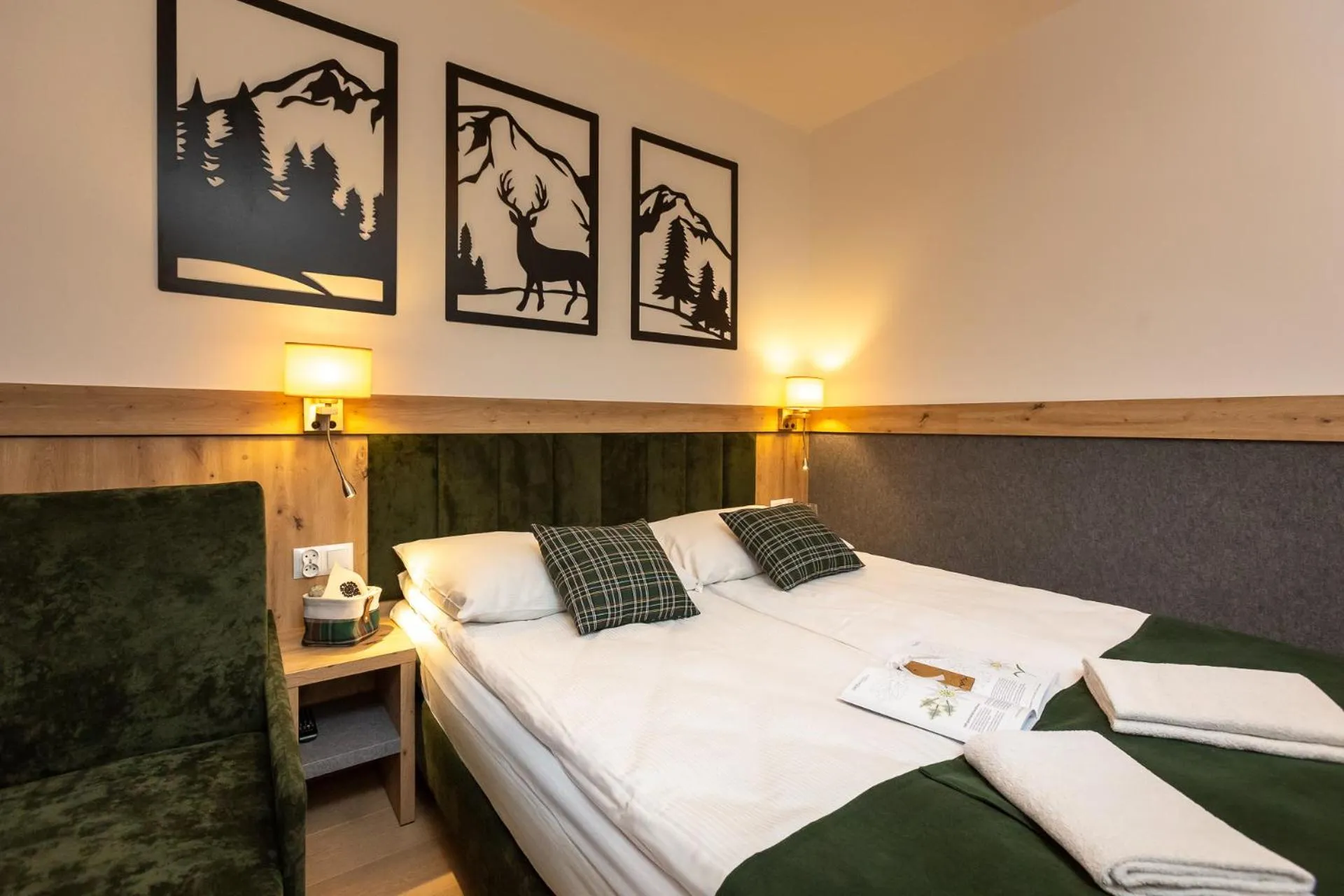 Bed in Willa Bystry Potok