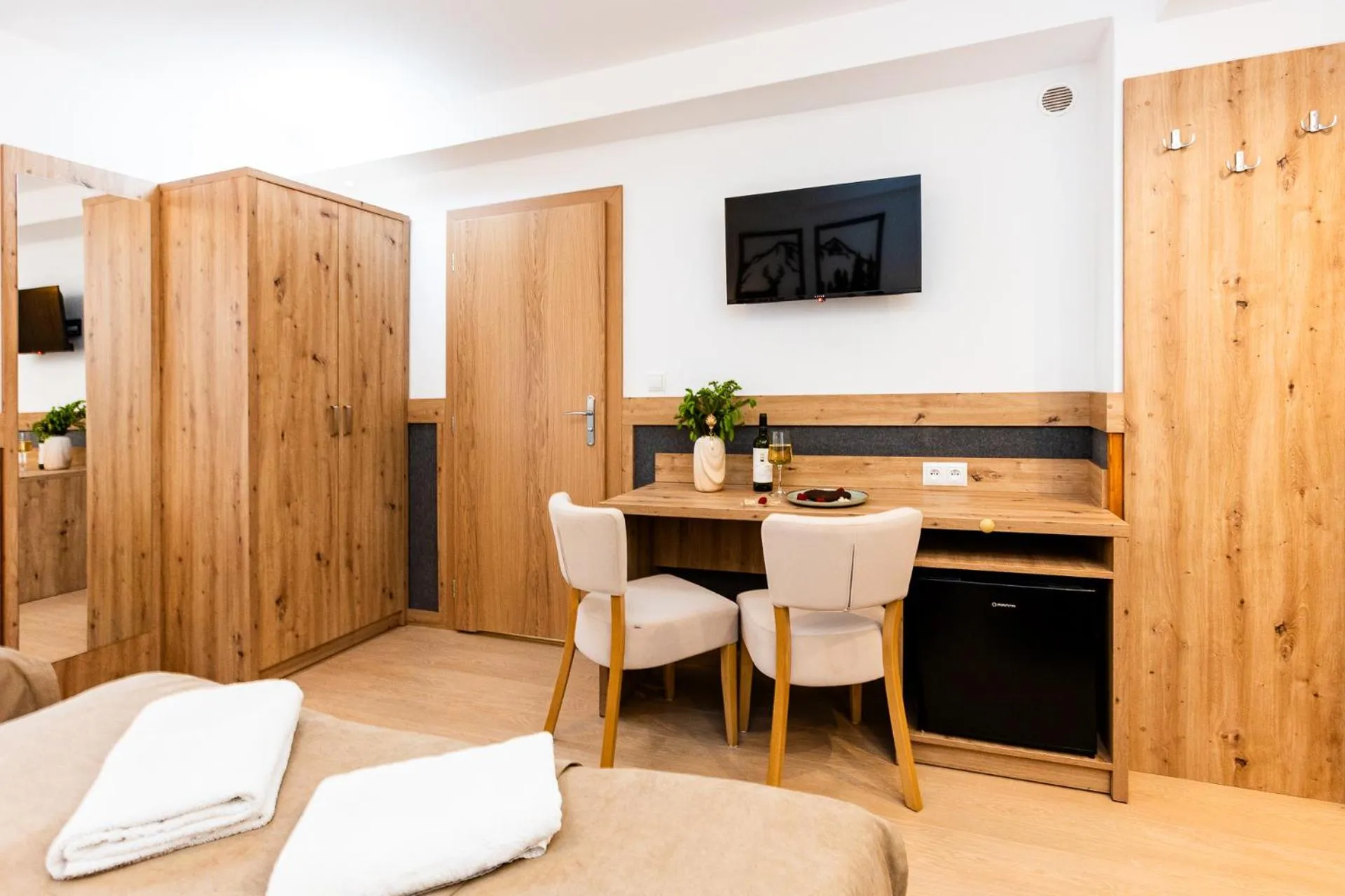 Living room, Bed in Willa Bystry Potok