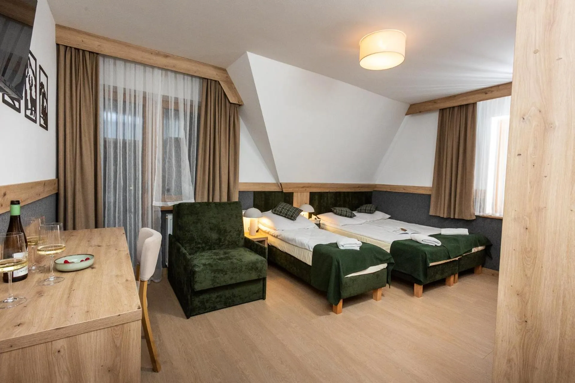 Bed in Willa Bystry Potok