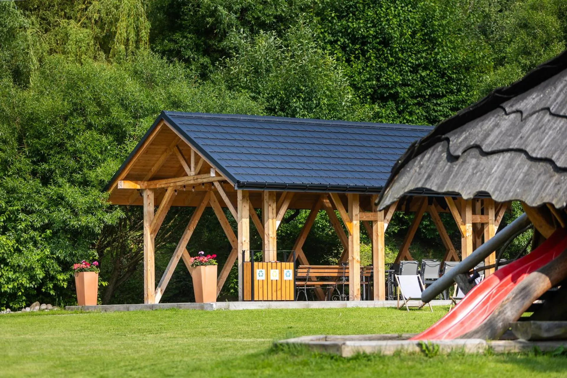 Garden in Willa Bystry Potok