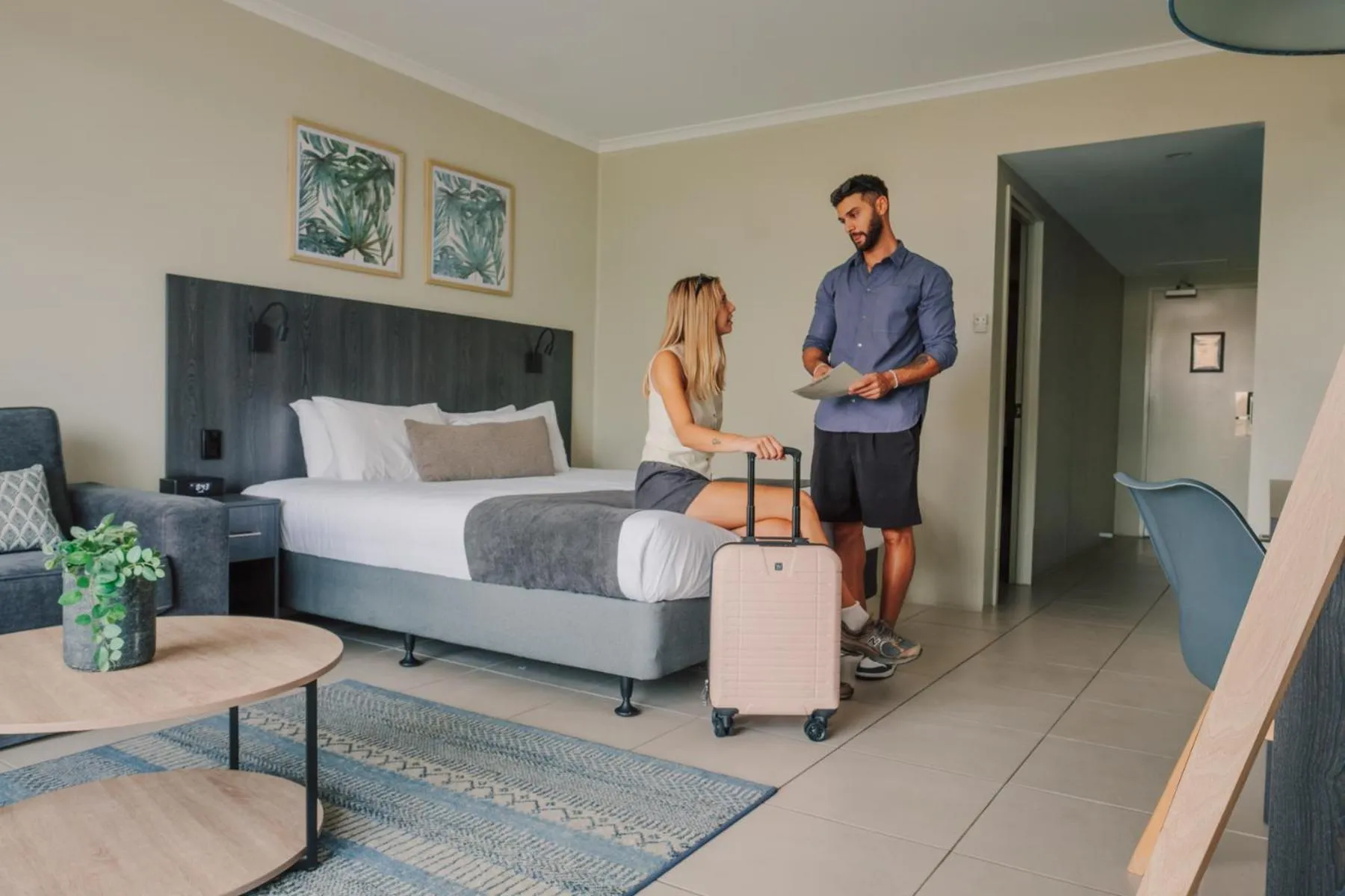 Bed in Alivio Hotel Cairns