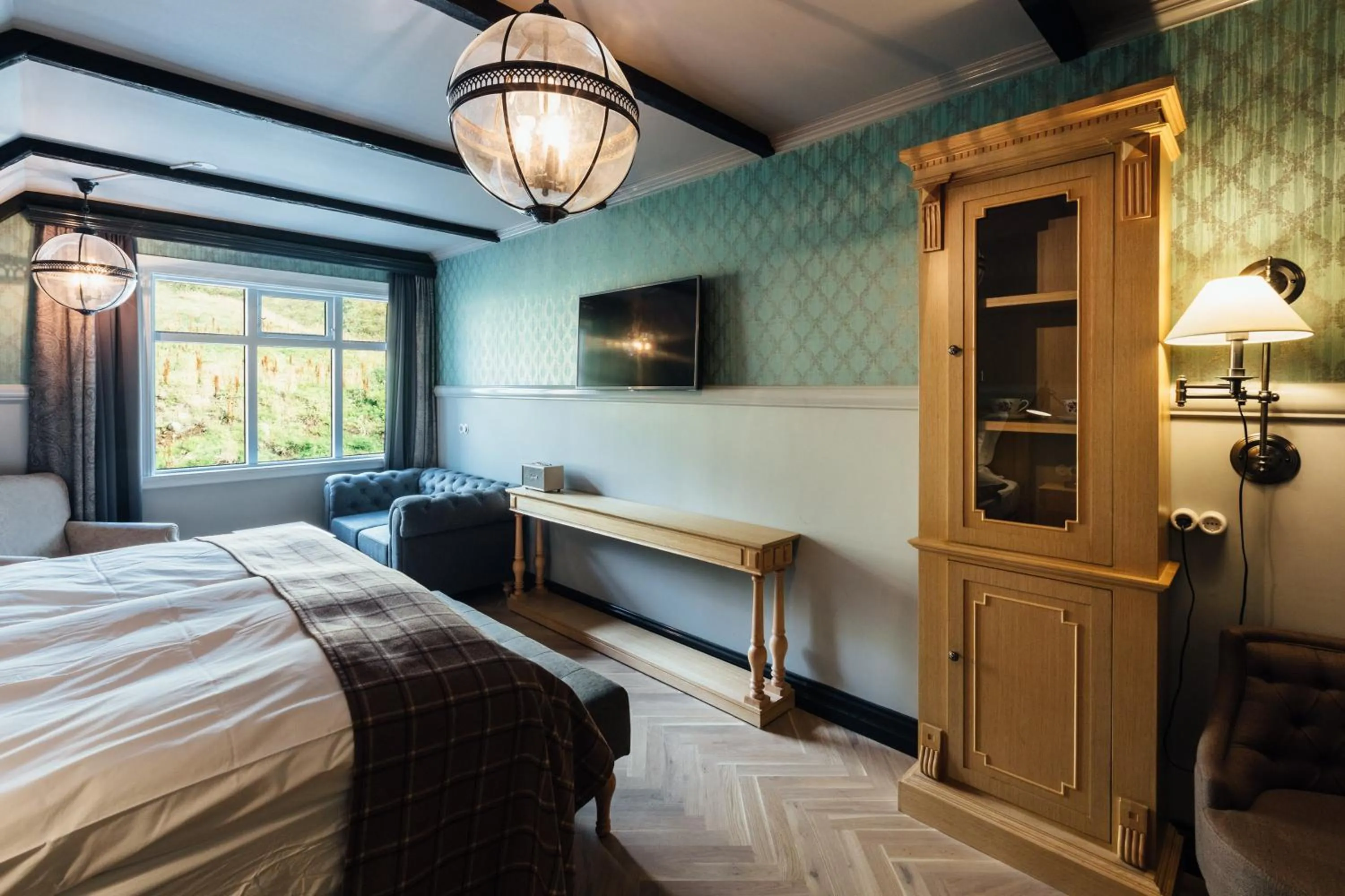 Bedroom, Bed in Skálakot Manor Hotel