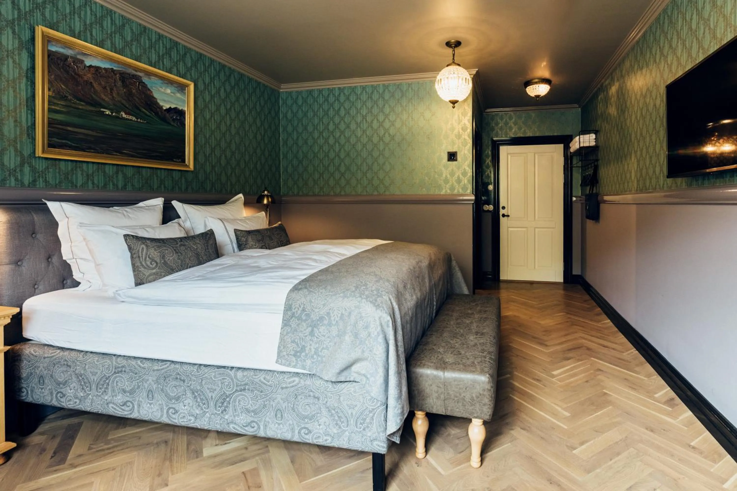 Bedroom, Bed in Skálakot Manor Hotel