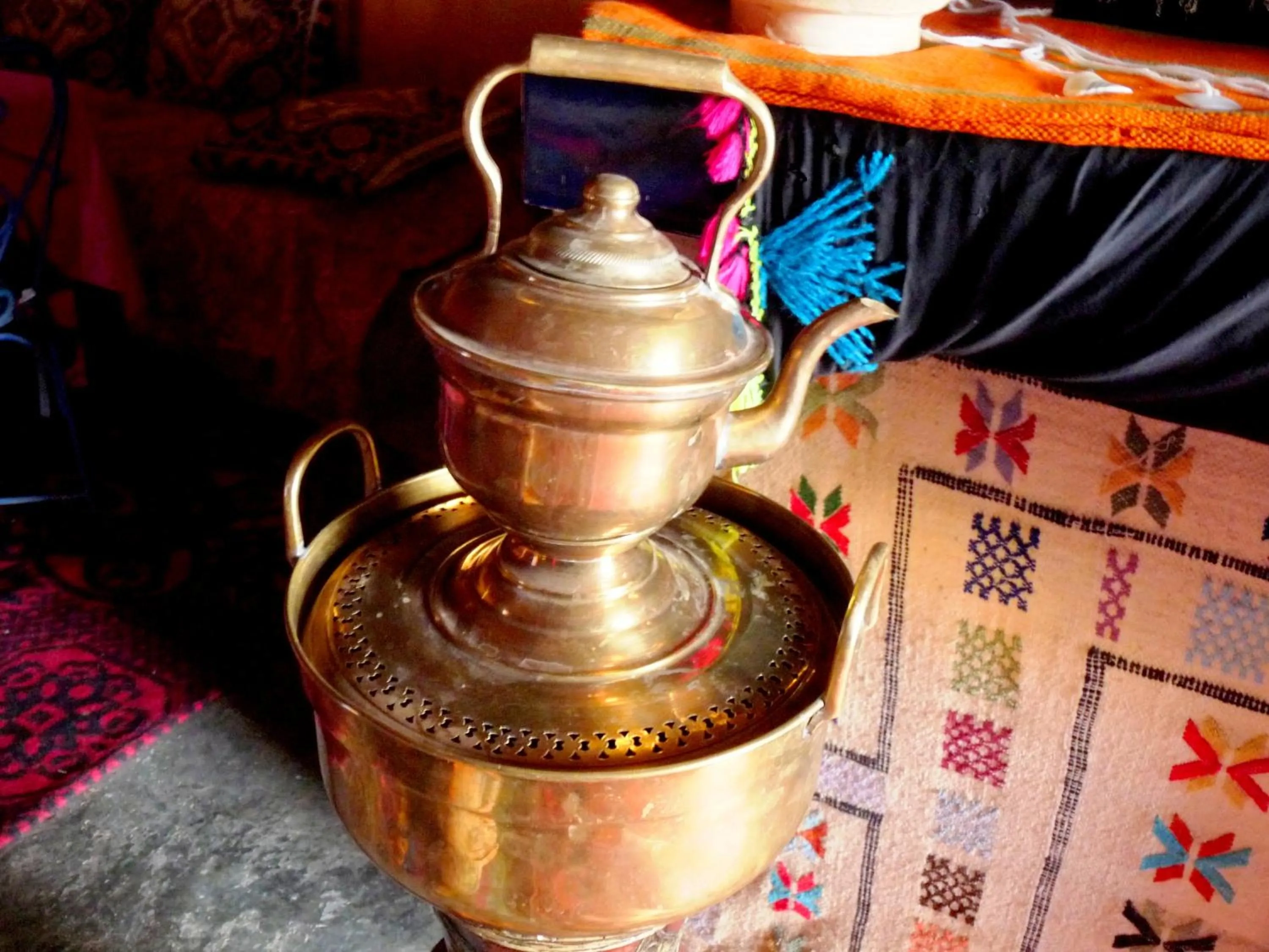 Lobby or reception in La Vallée des Dunes - Auberge, randonnées et circuits
