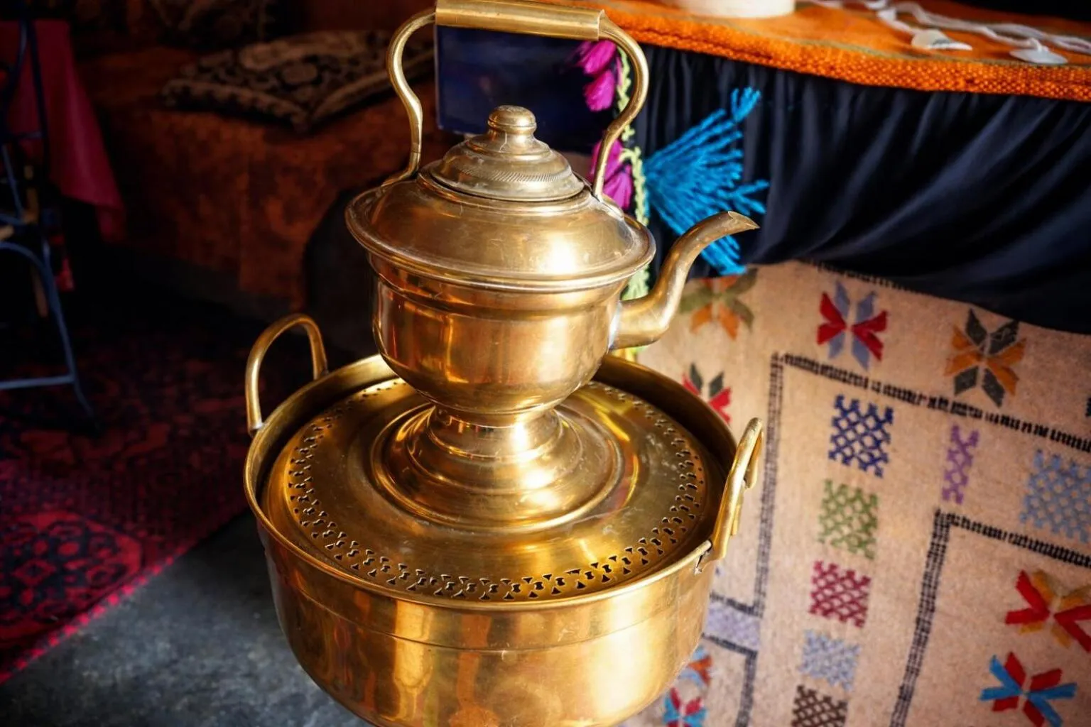 Living room in La Vallée des Dunes - Auberge, randonnées et circuits