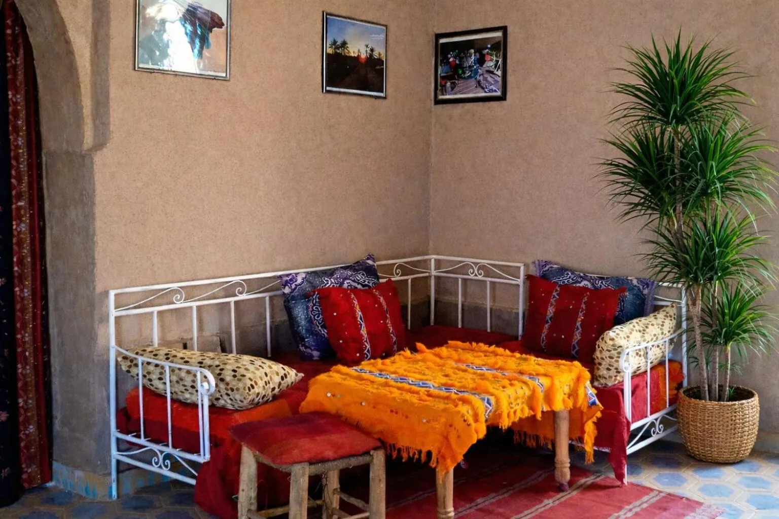 Living room in La Vallée des Dunes - Auberge, randonnées et circuits