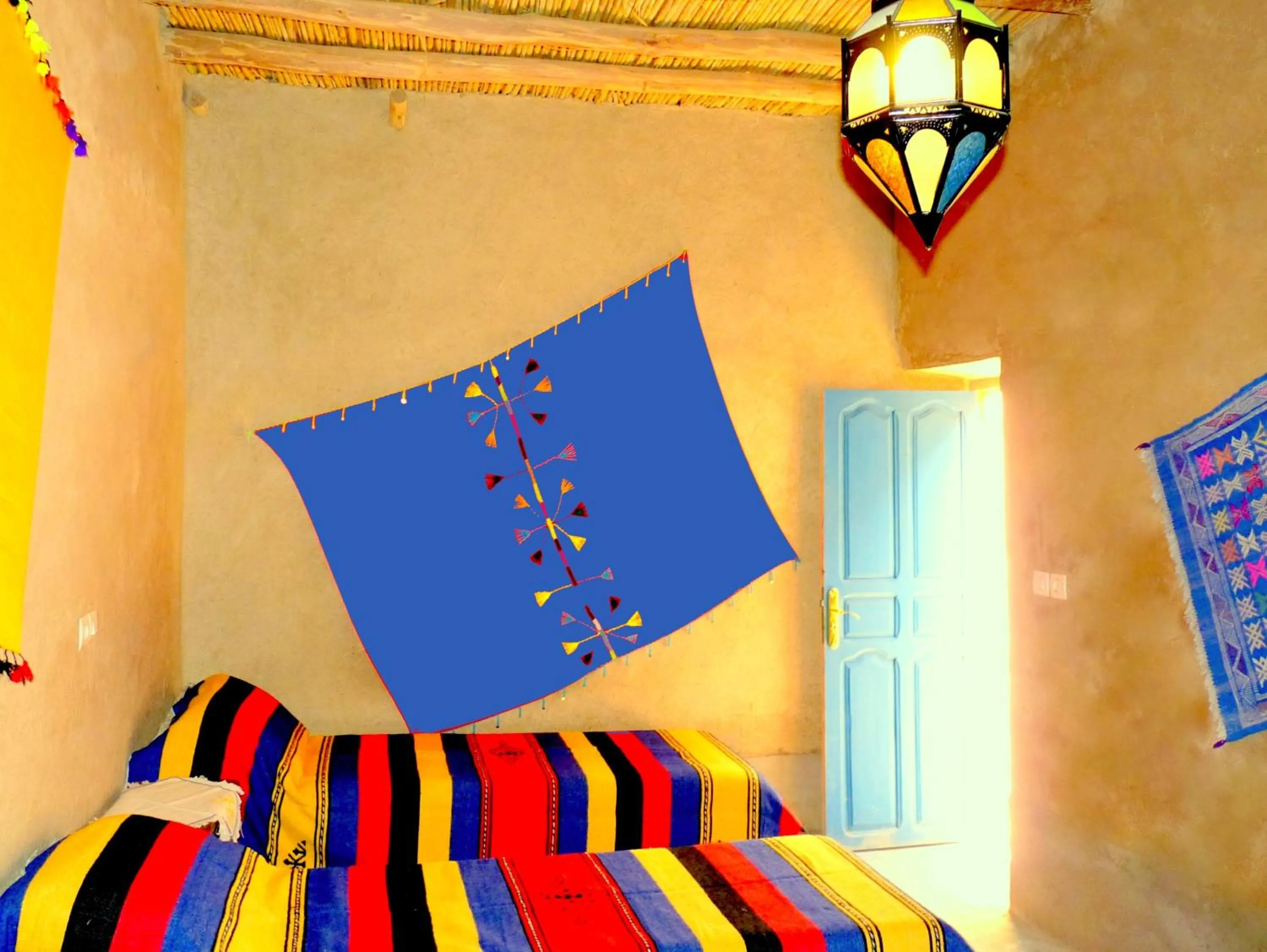 Bedroom, Bed in La Vallée des Dunes - Auberge, randonnées et circuits