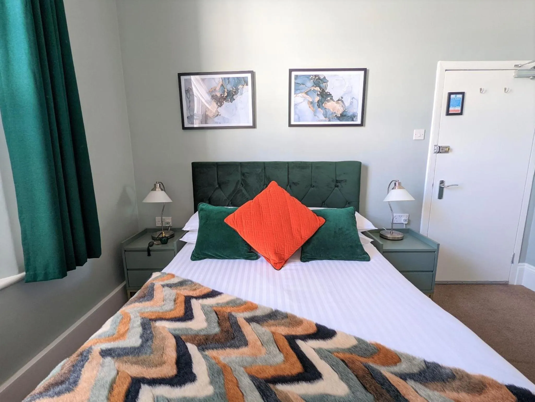 Bedroom, Bed in Villa Marina