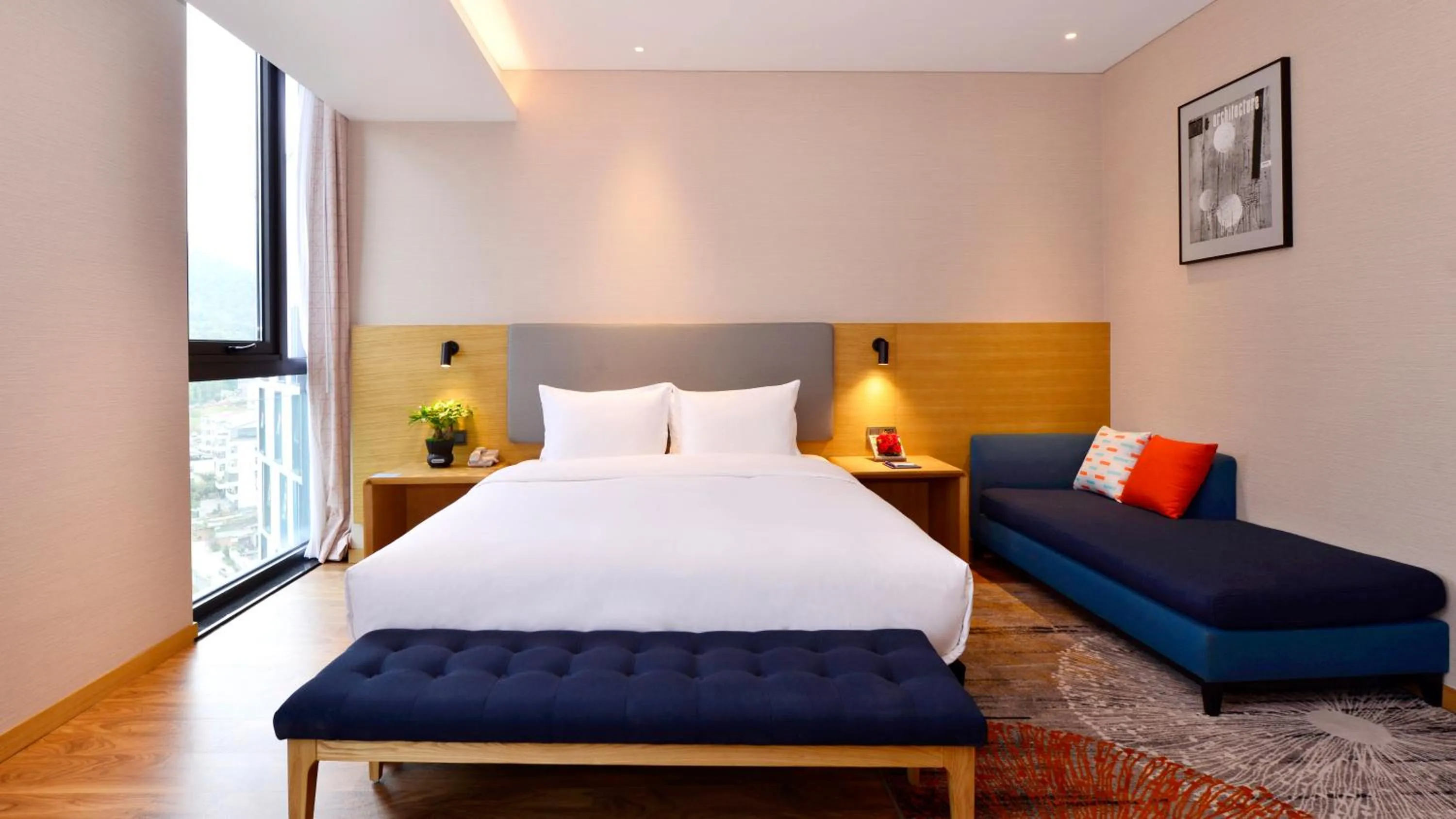 Bed in Holiday Inn Express Luanchuan by IHG