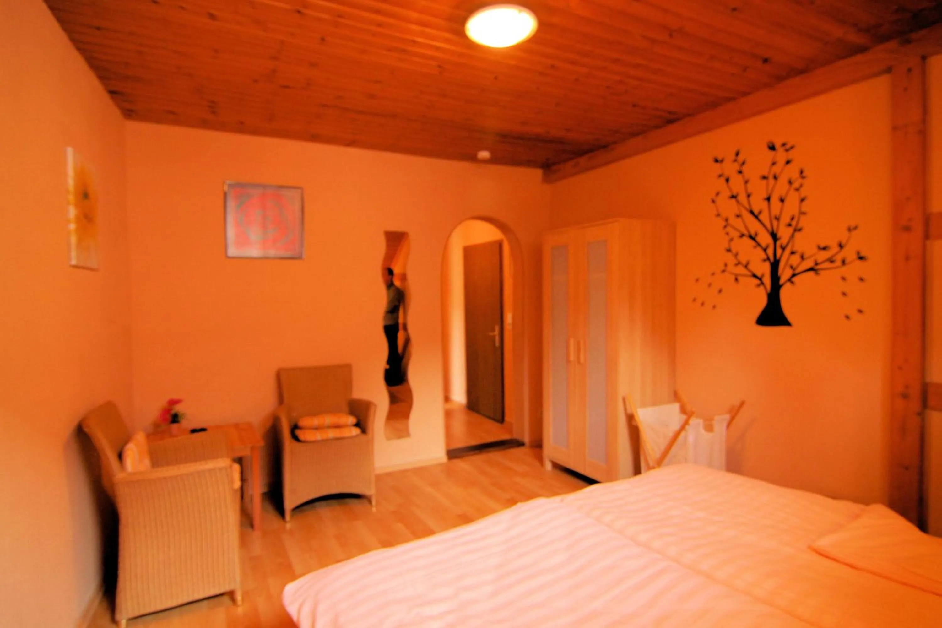 Bedroom, Bed in Hotel Zur Dorfschänke