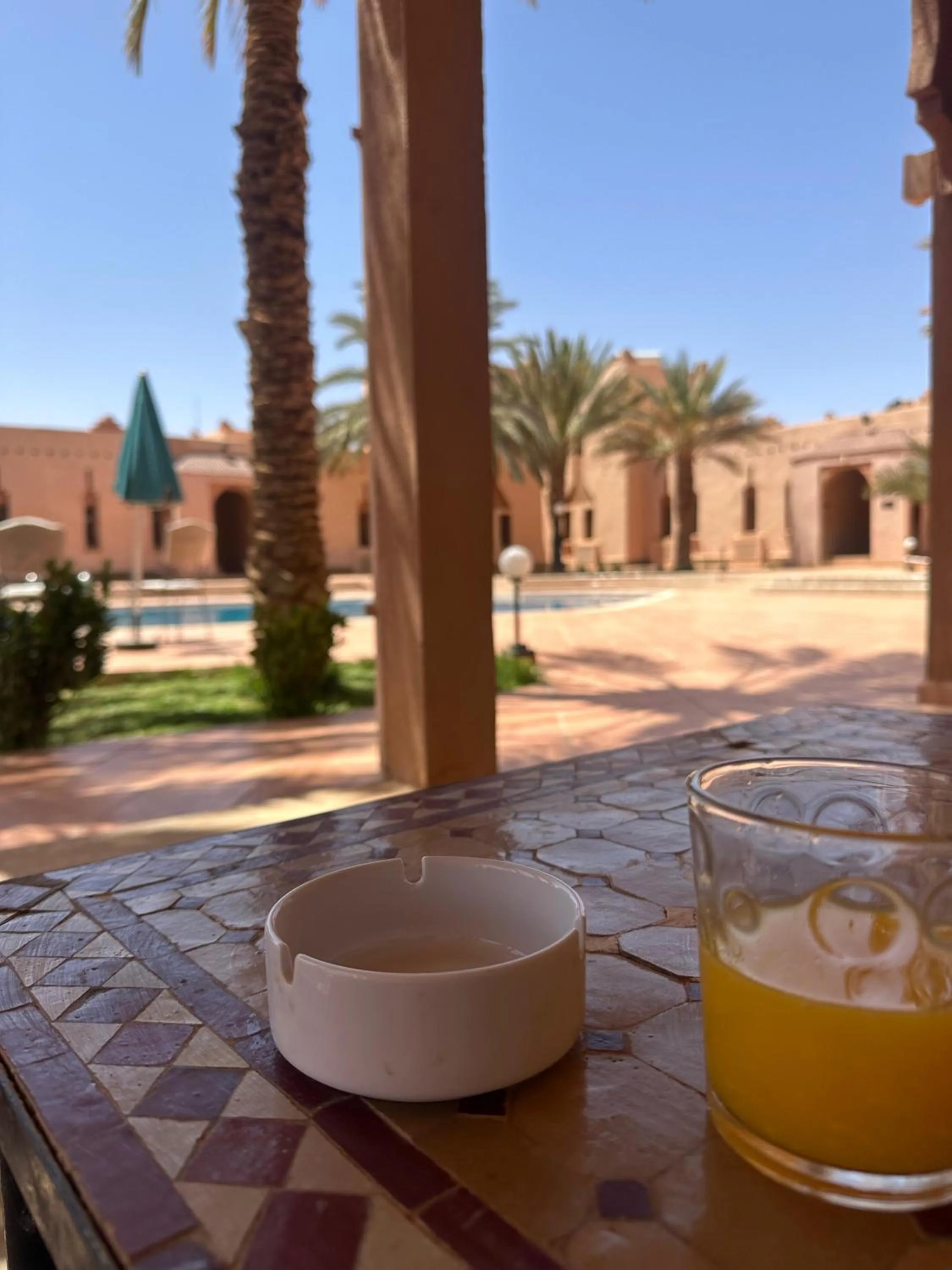 Swimming pool in Kasbat Aferdou