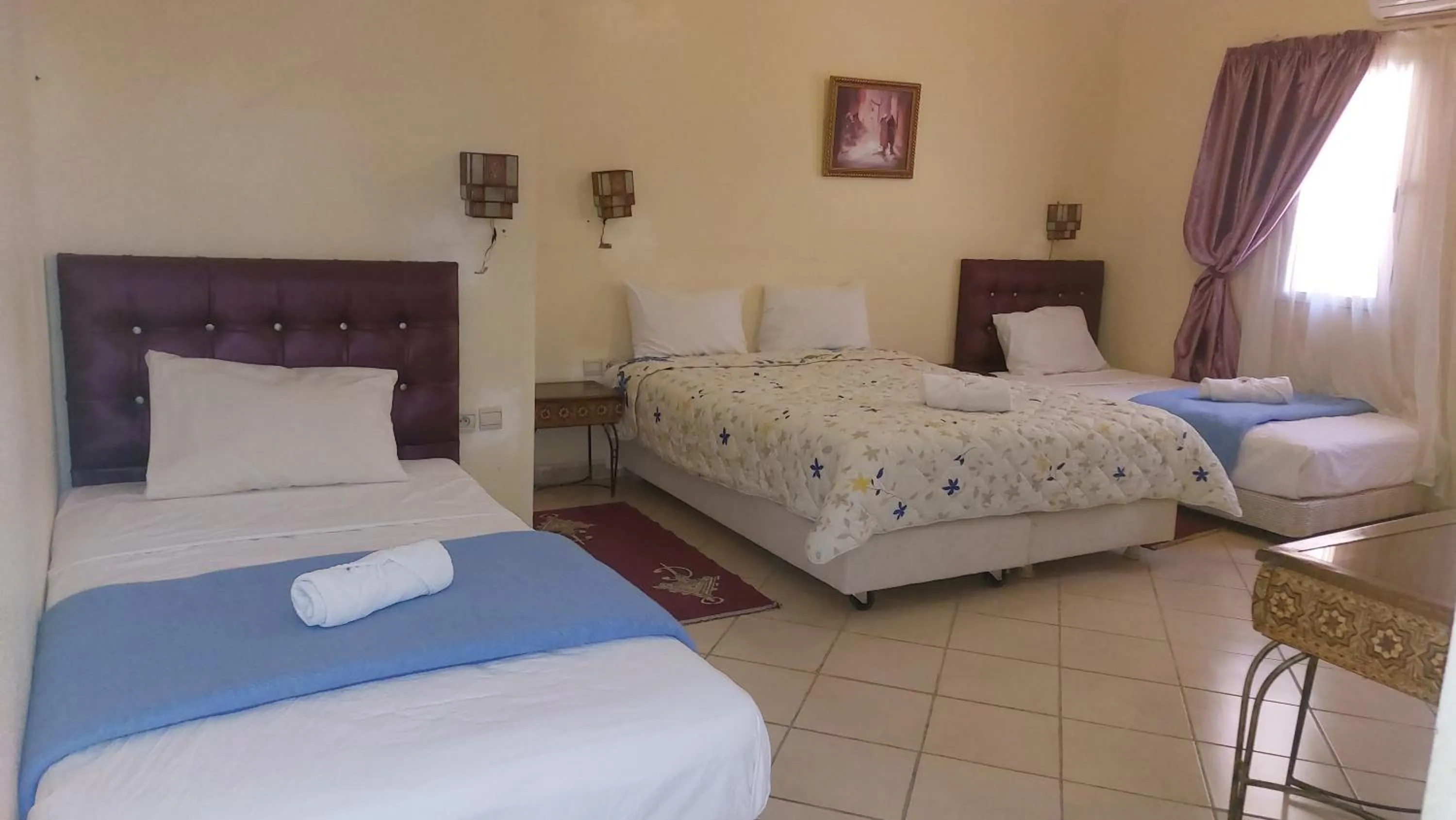 Bedroom, Bed in Kasbat Aferdou