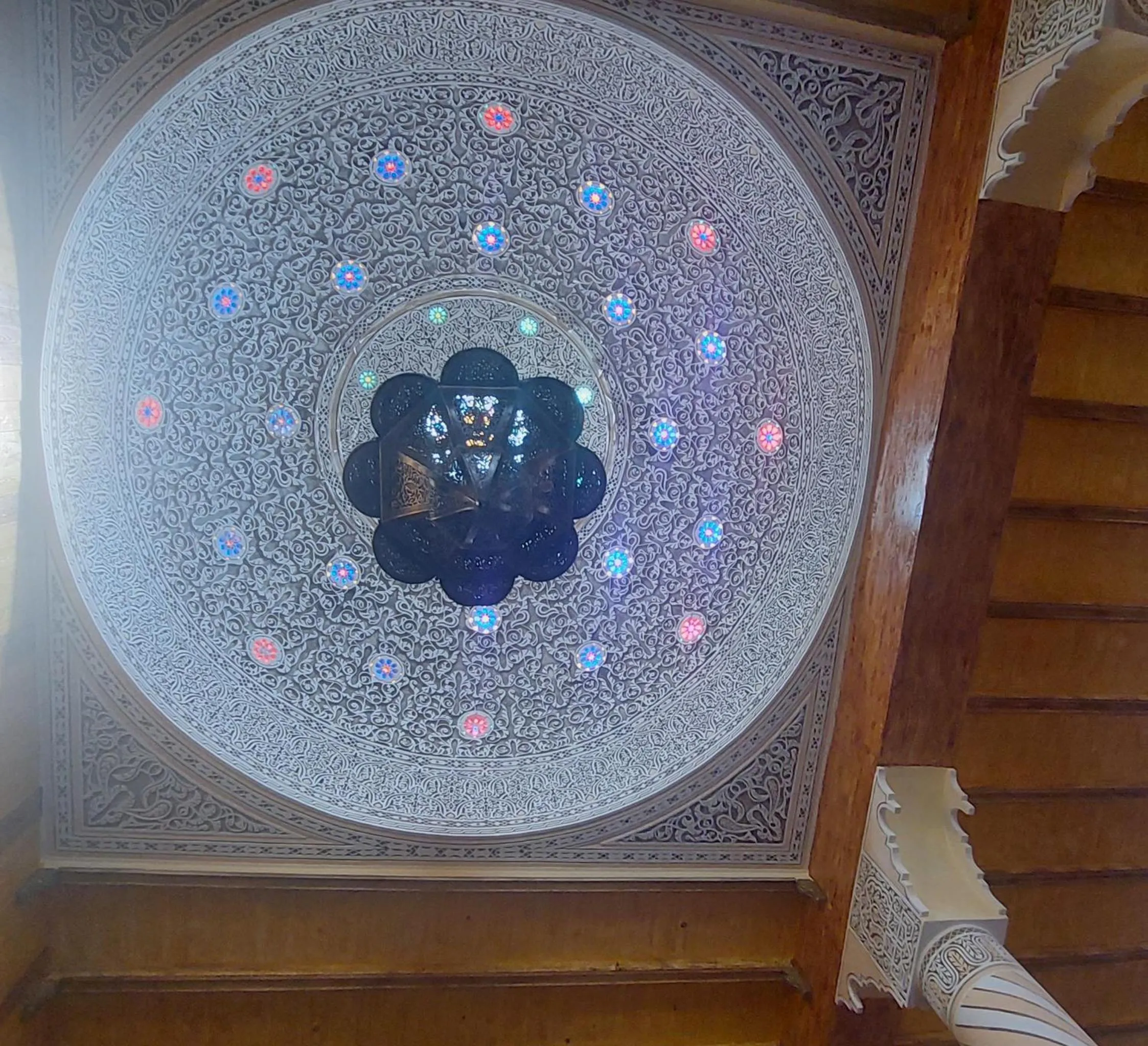 Decorative detail in Kasbat Aferdou