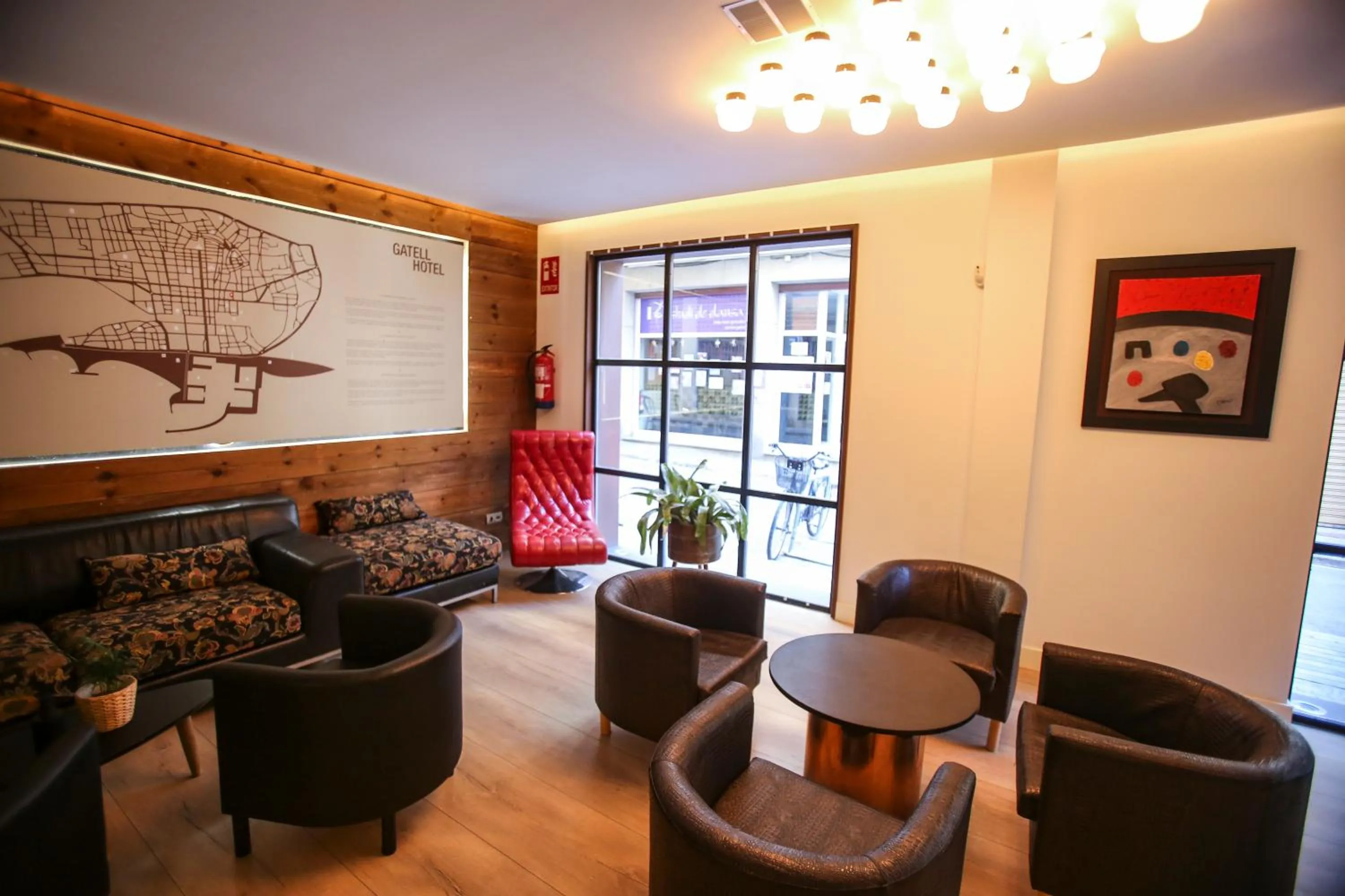 Lobby or reception in Gatell Hotel