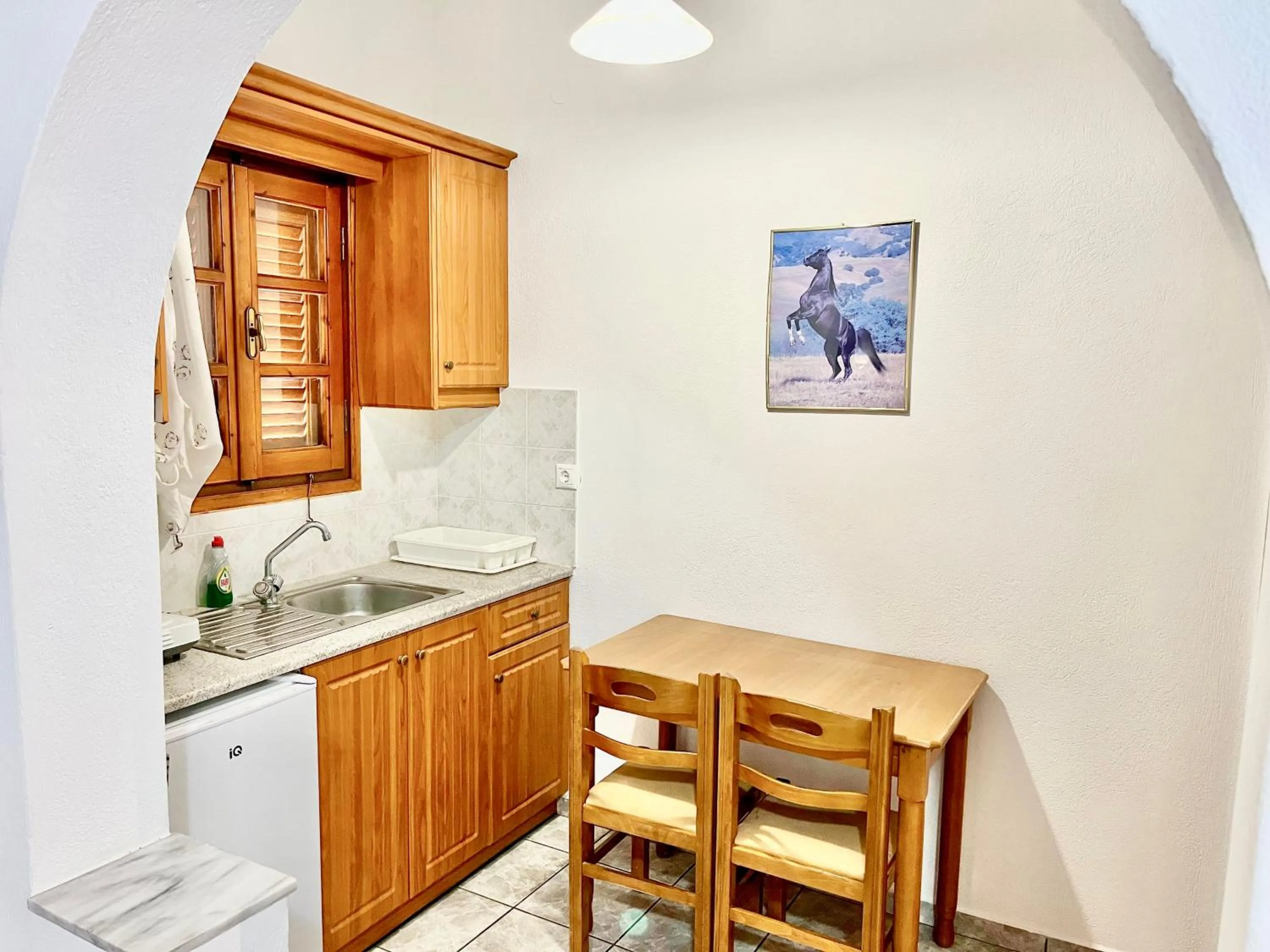 Kitchen or kitchenette in Nicolas Studios