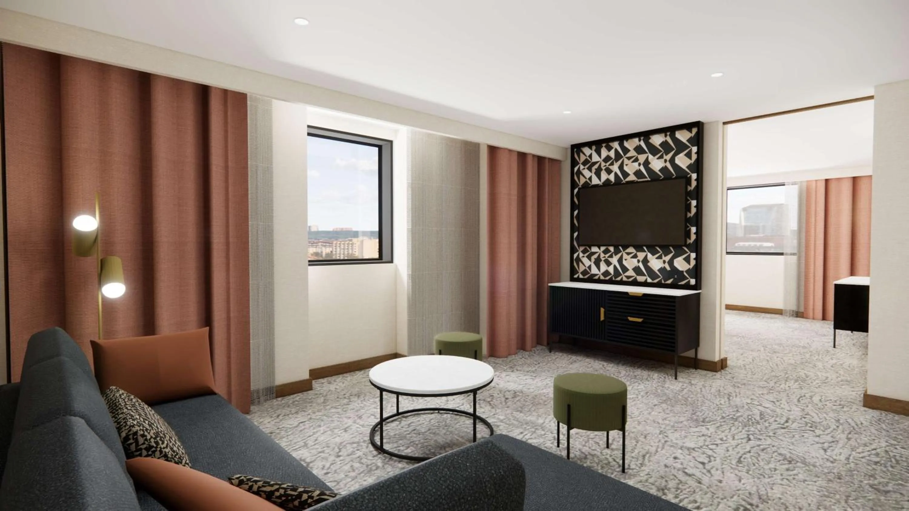 Living room in Doubletree By Hilton Sheffield City