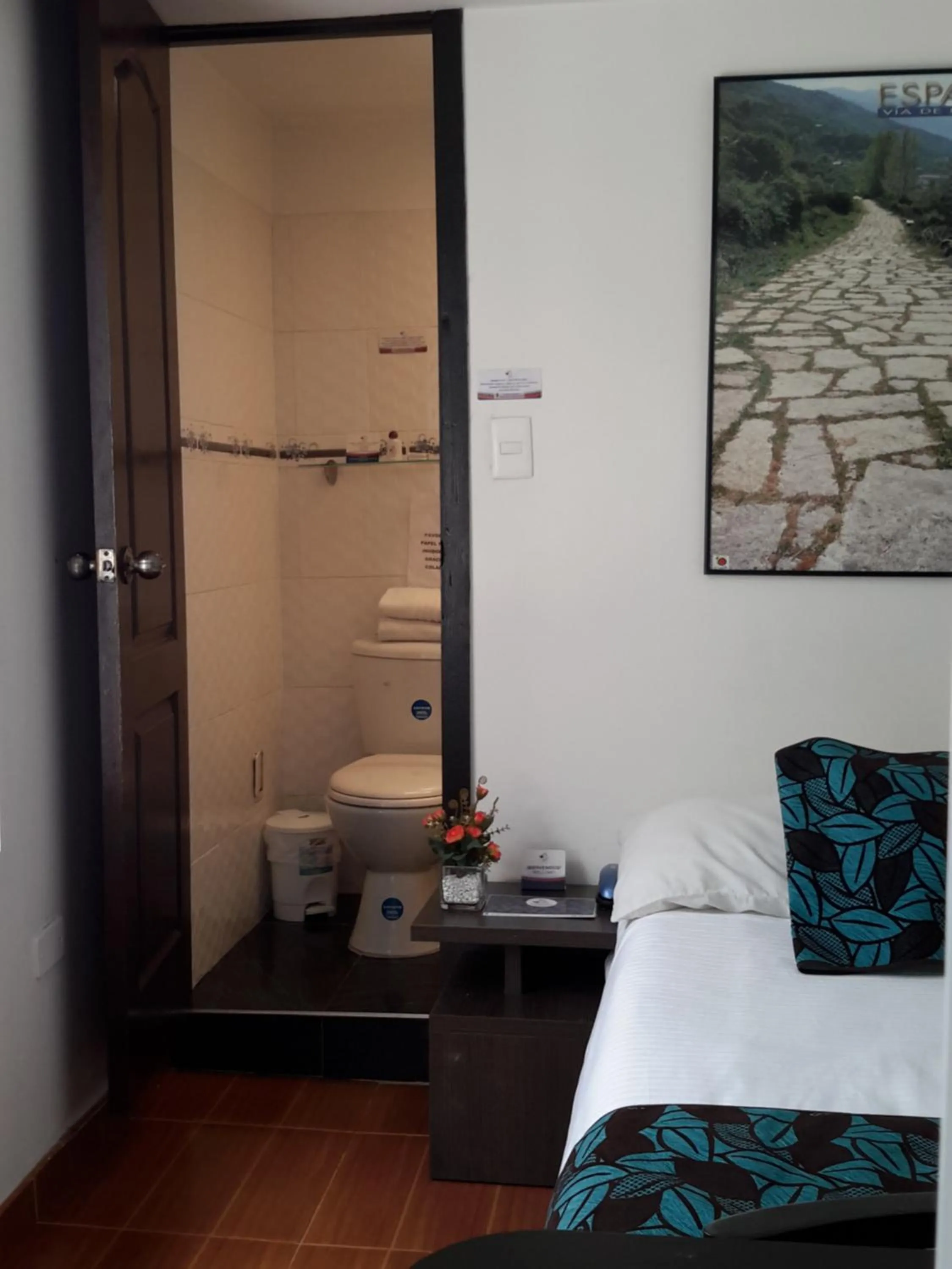 Bed in Hotel Central House a 5 min de la Embajada Americana