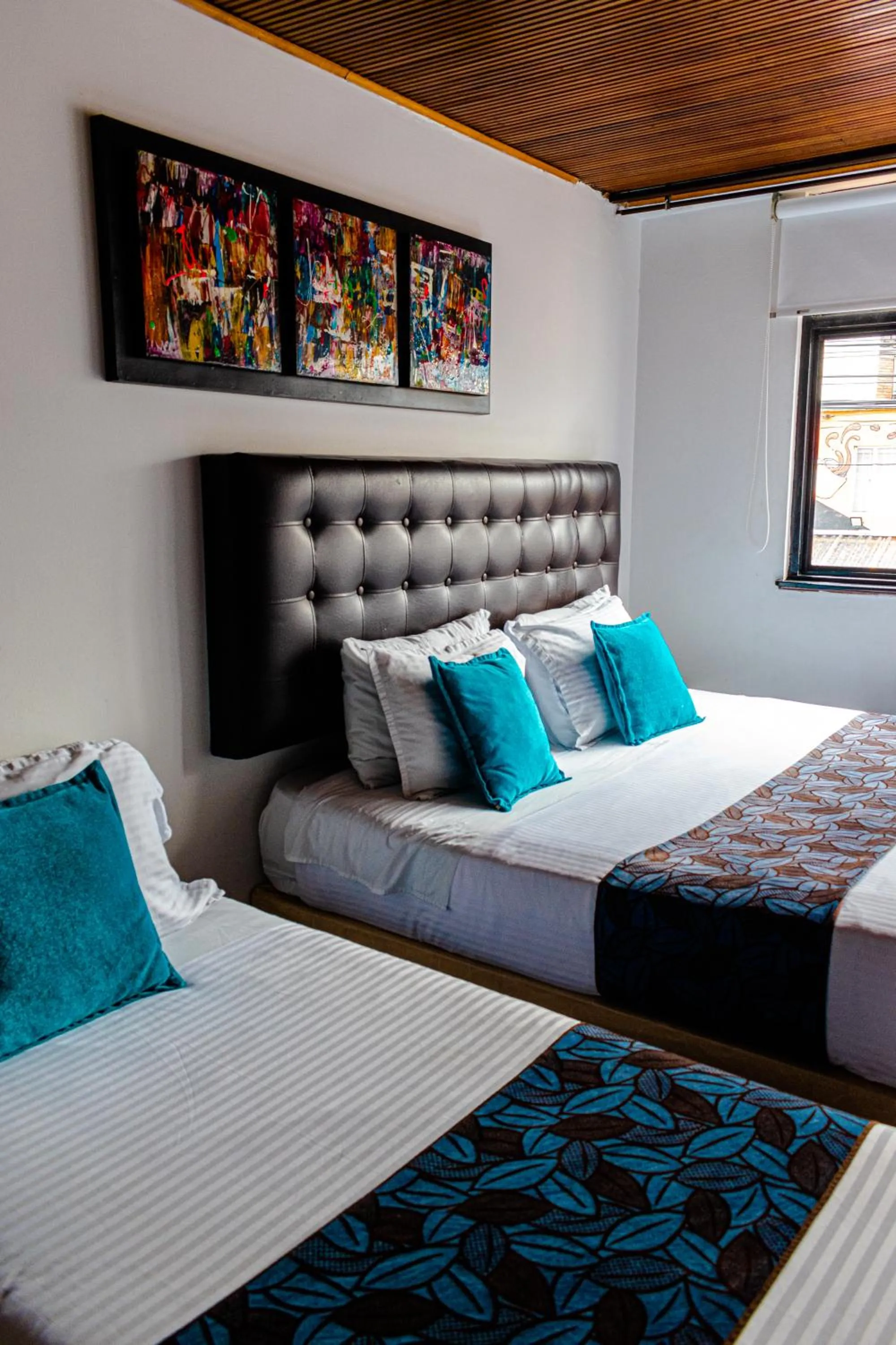 Bed in Hotel Central House a 5 min de la Embajada Americana