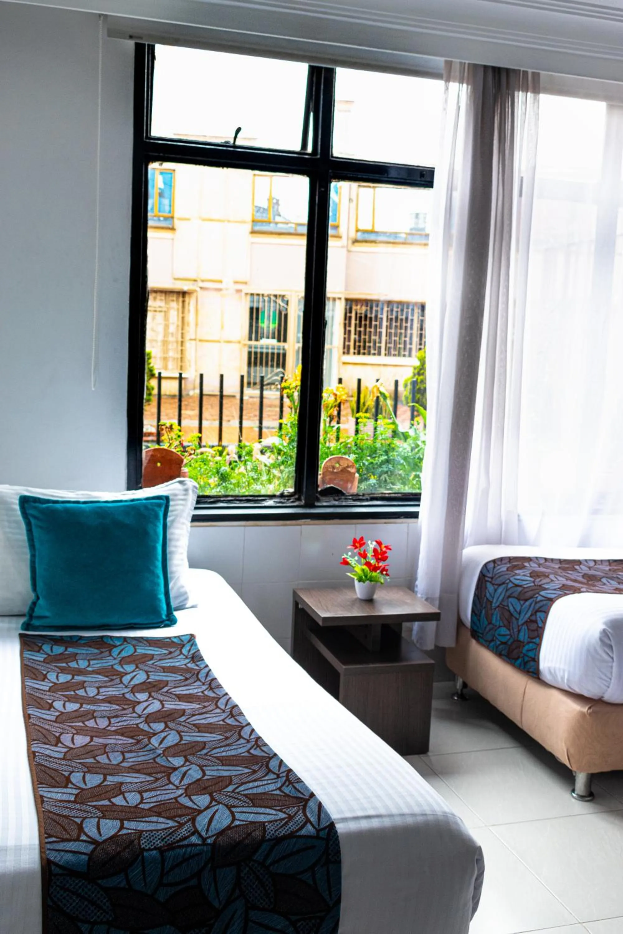 Bed in Hotel Central House a 5 min de la Embajada Americana