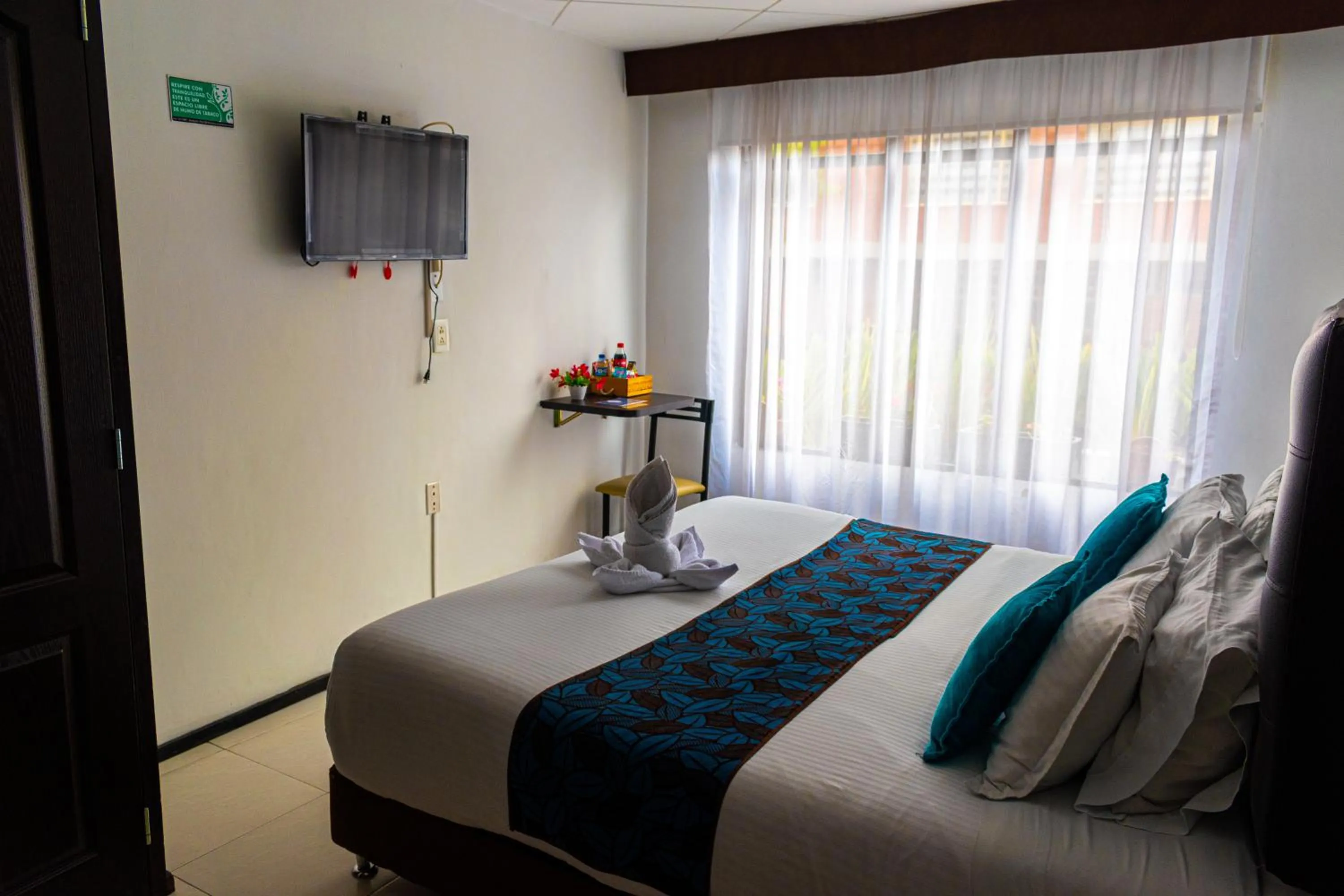 Bed in Hotel Central House a 5 min de la Embajada Americana