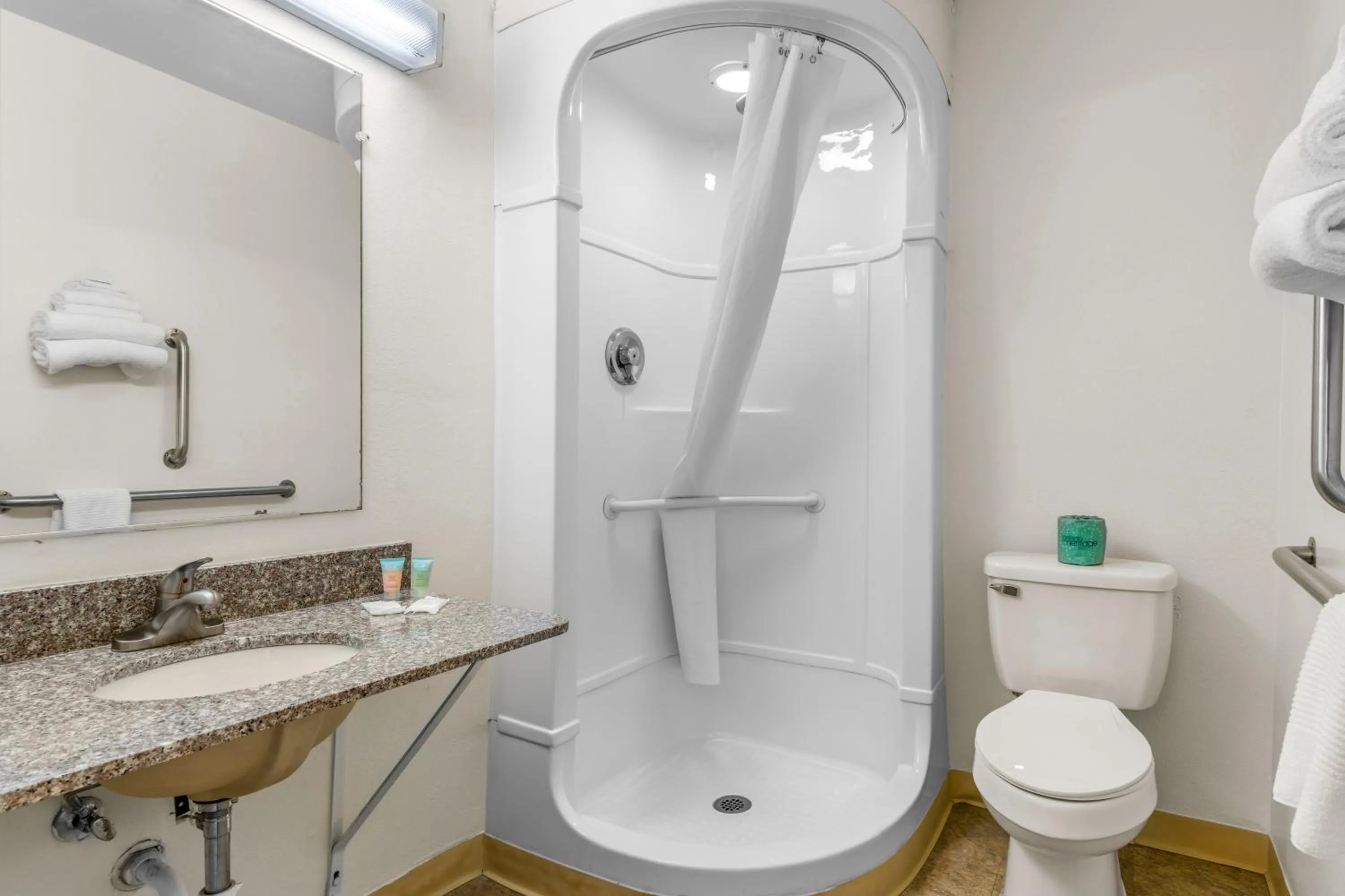 Shower in Americas Best Value Inn - Lake City