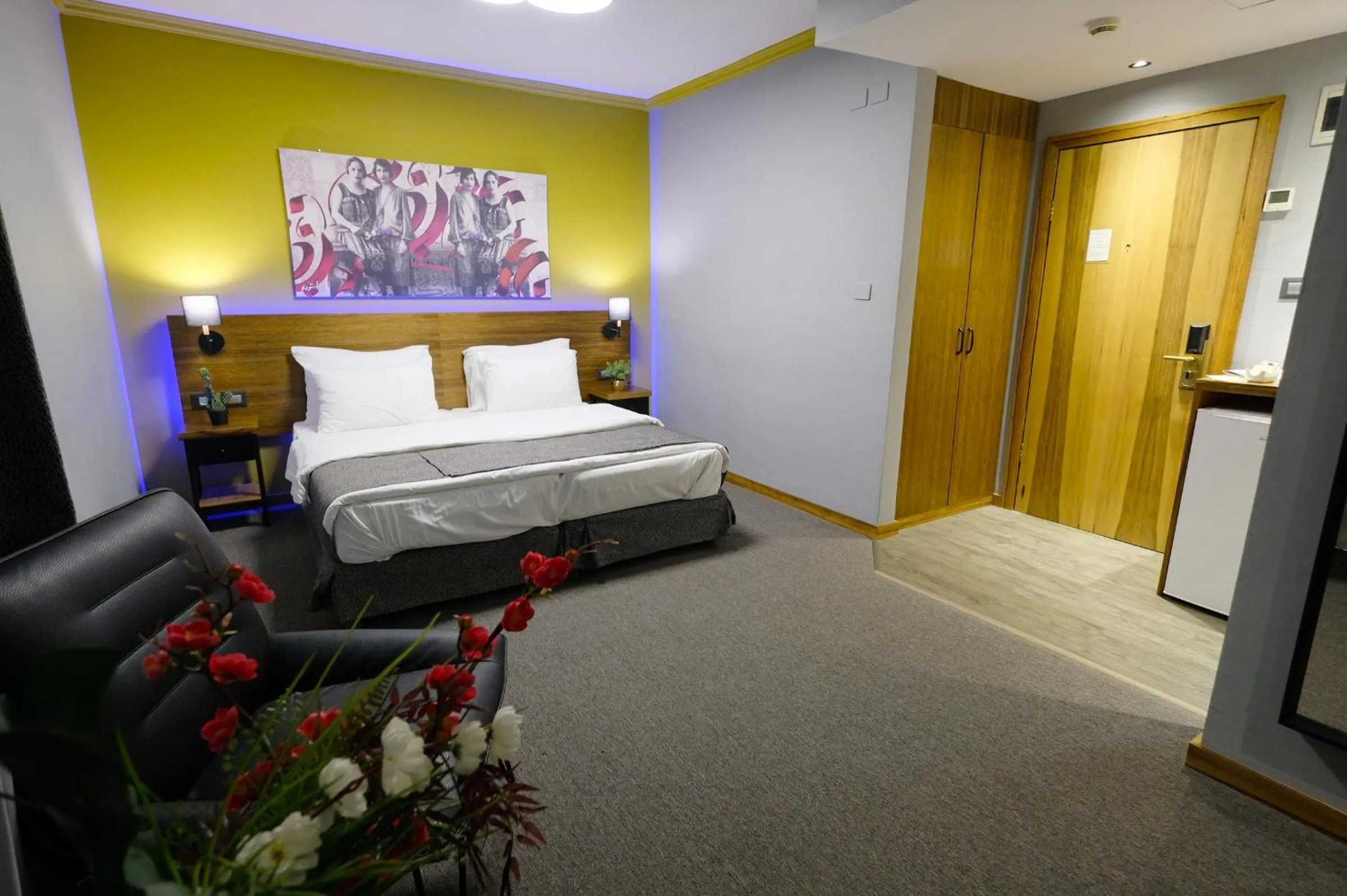 Bed in Royal Court Hotel