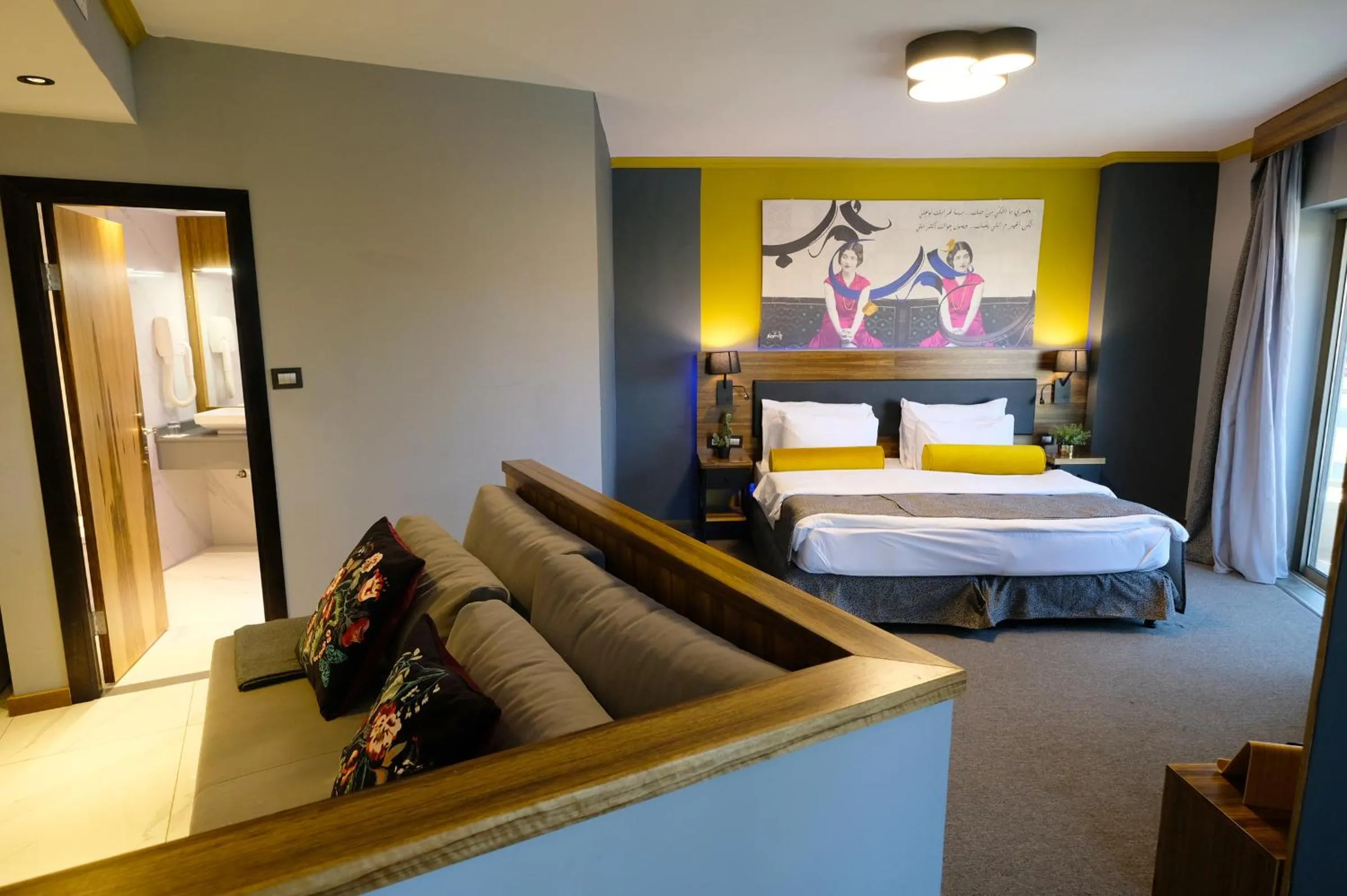 Bed in Royal Court Hotel