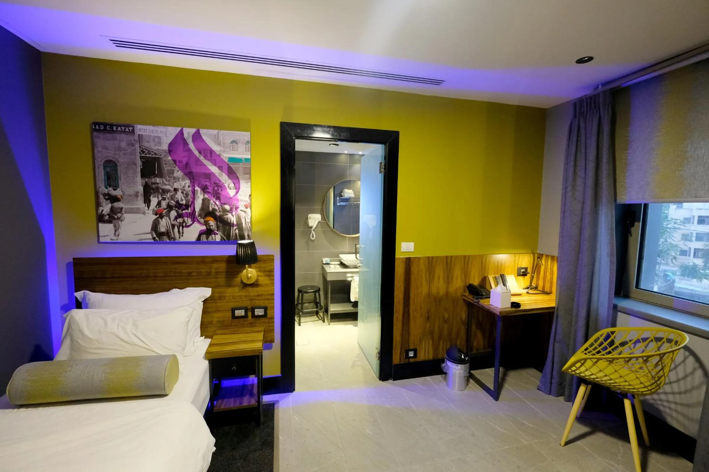Bed in Royal Court Hotel