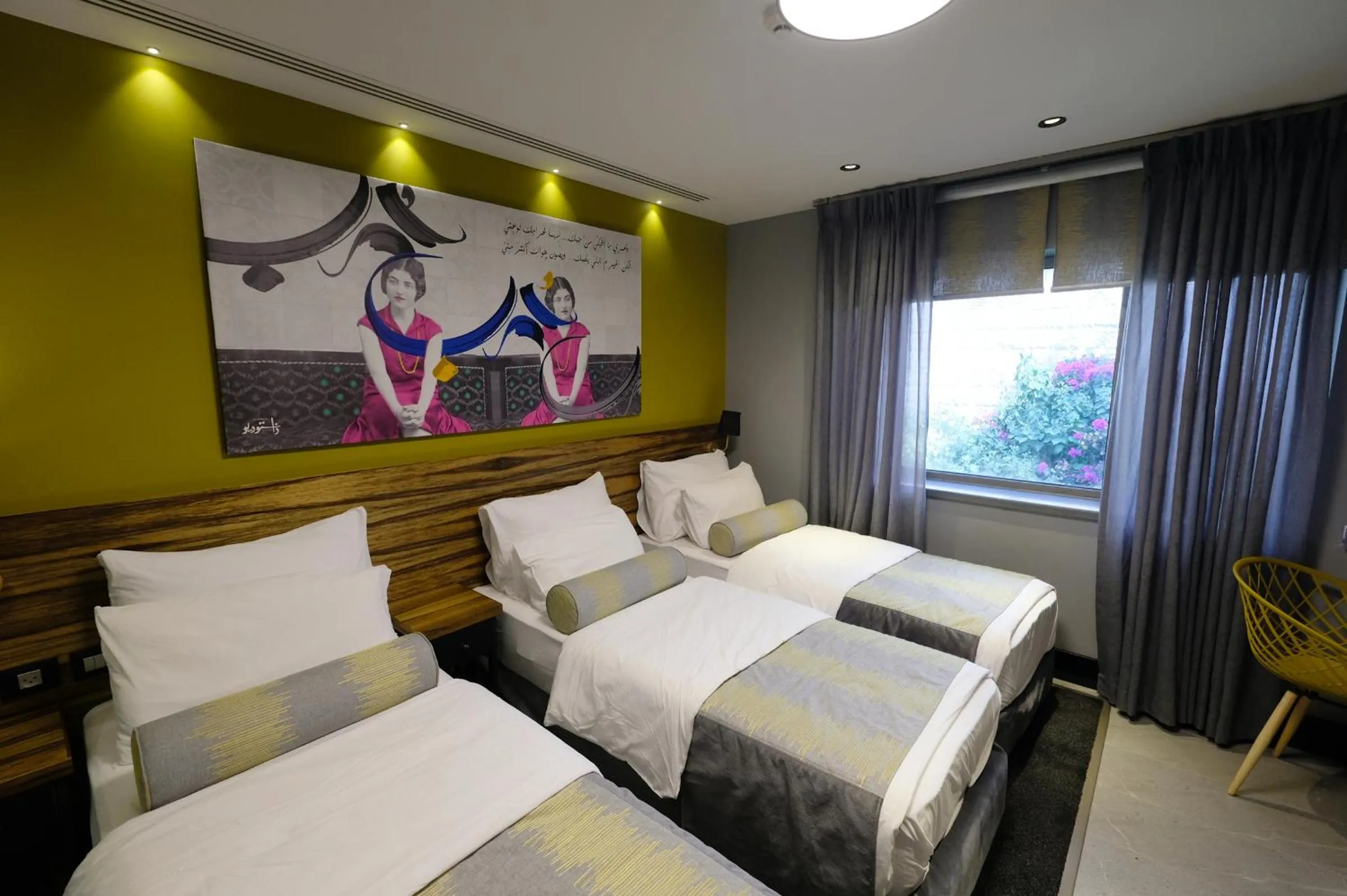 Bed in Royal Court Hotel