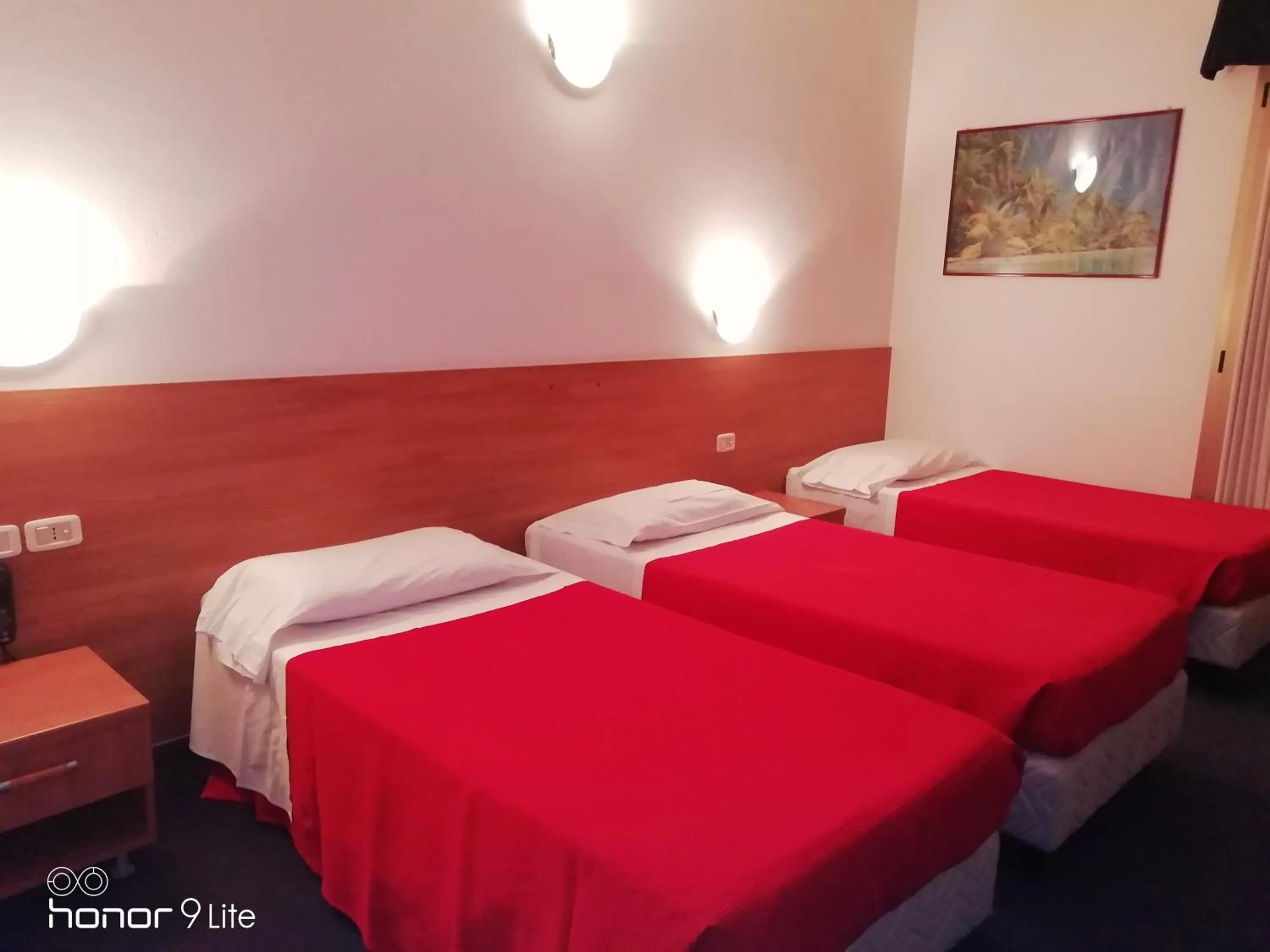 Bed in Hotel San Marco