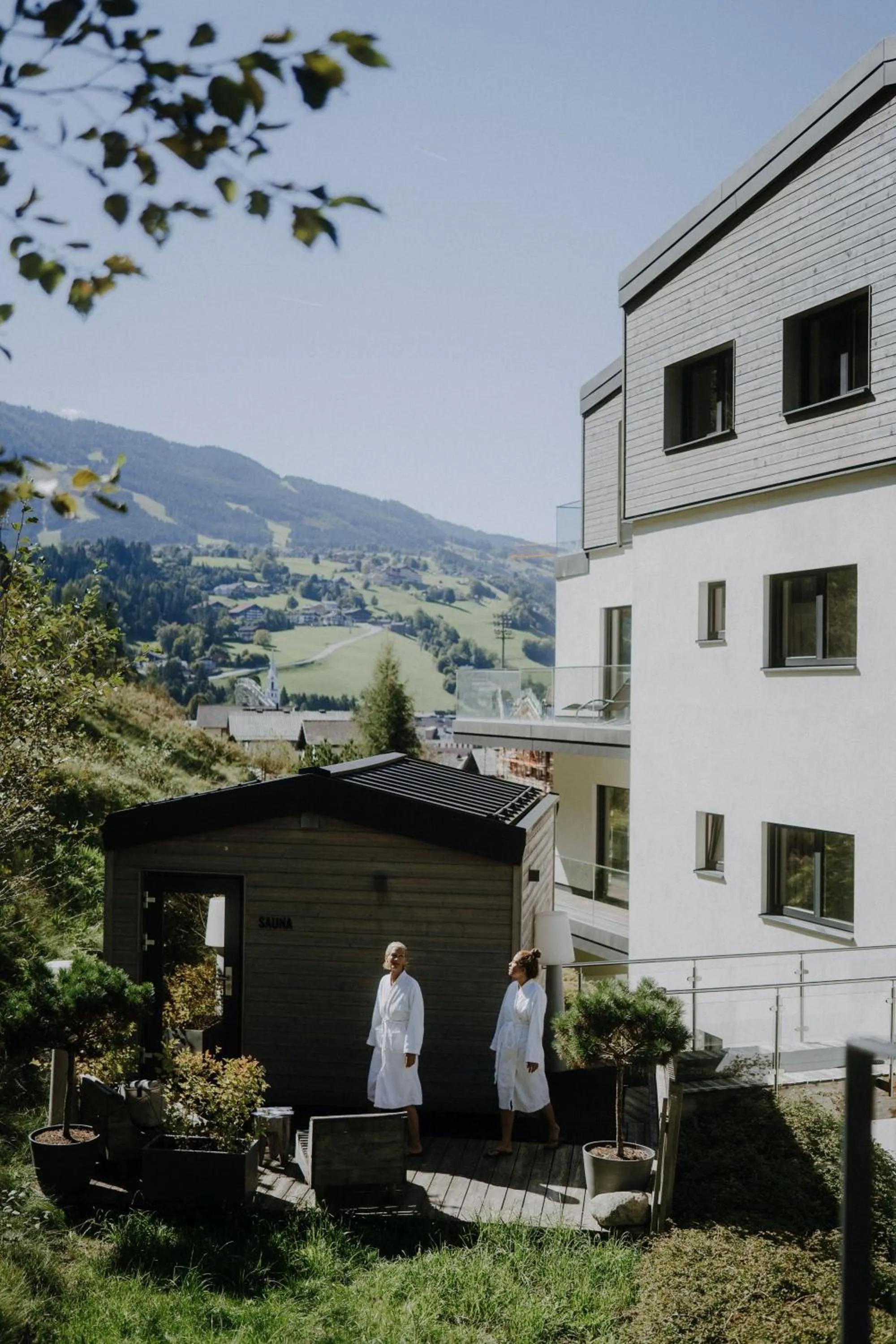 Property building in Boutique Aparthotel Chalets Coburg