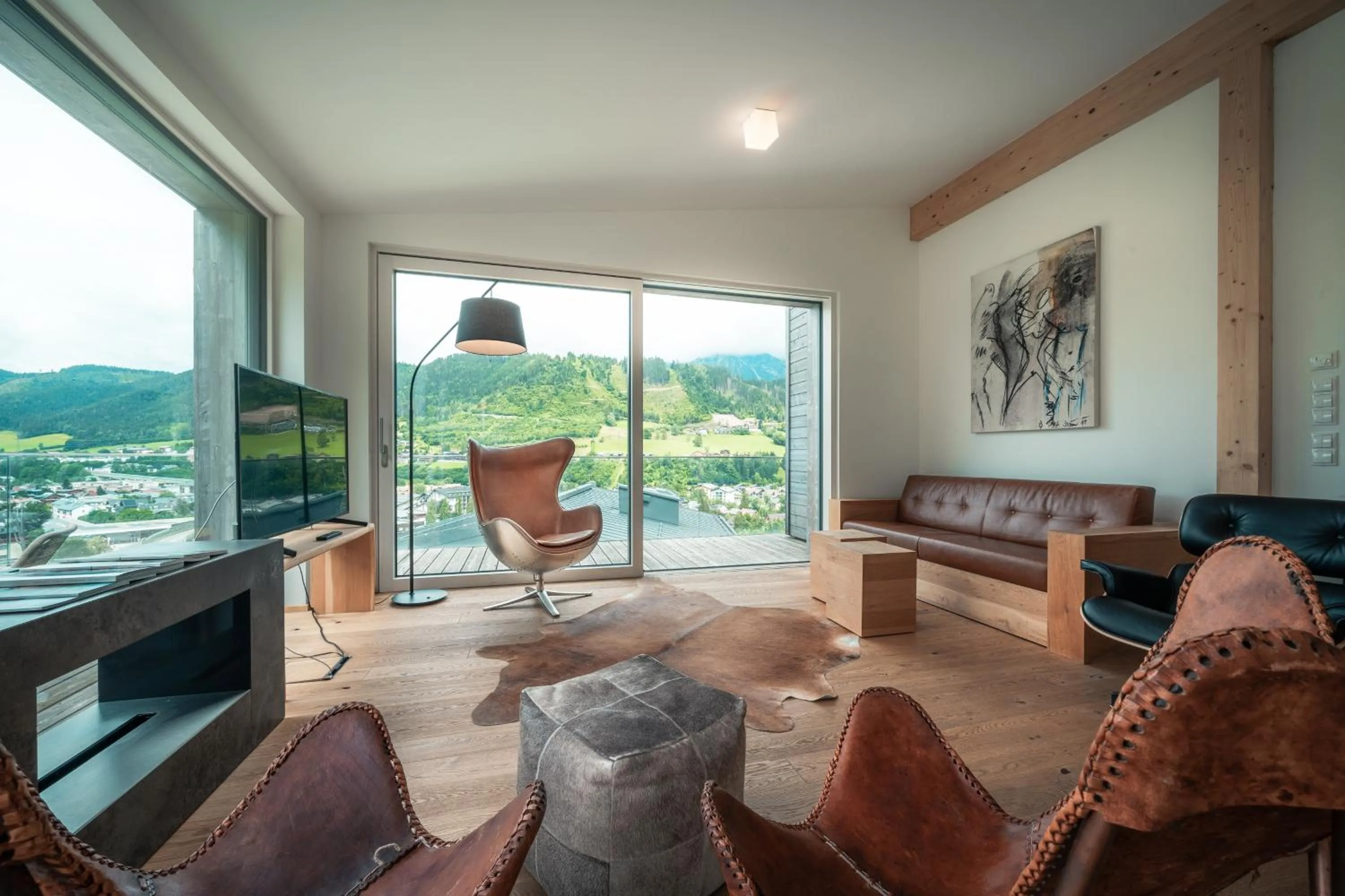 Natural landscape in Boutique Aparthotel Chalets Coburg