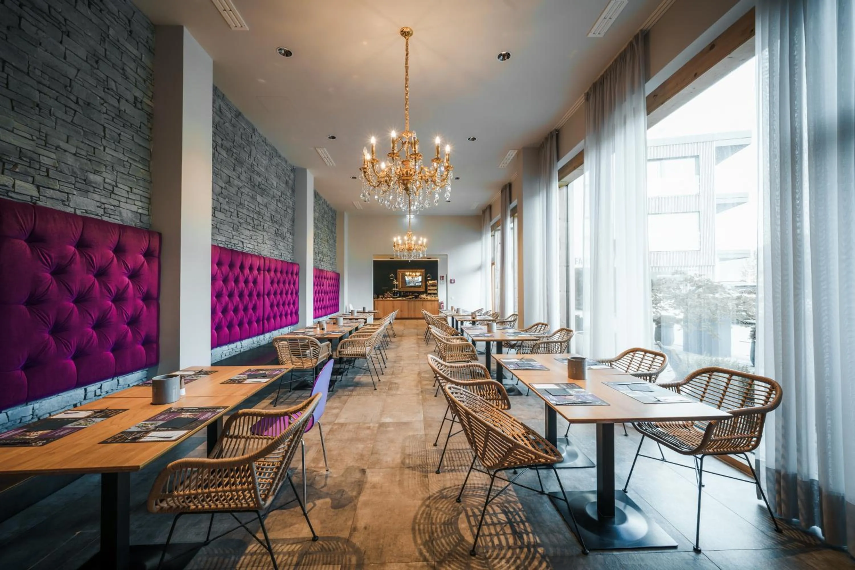 Restaurant/places to eat in Boutique Aparthotel Chalets Coburg