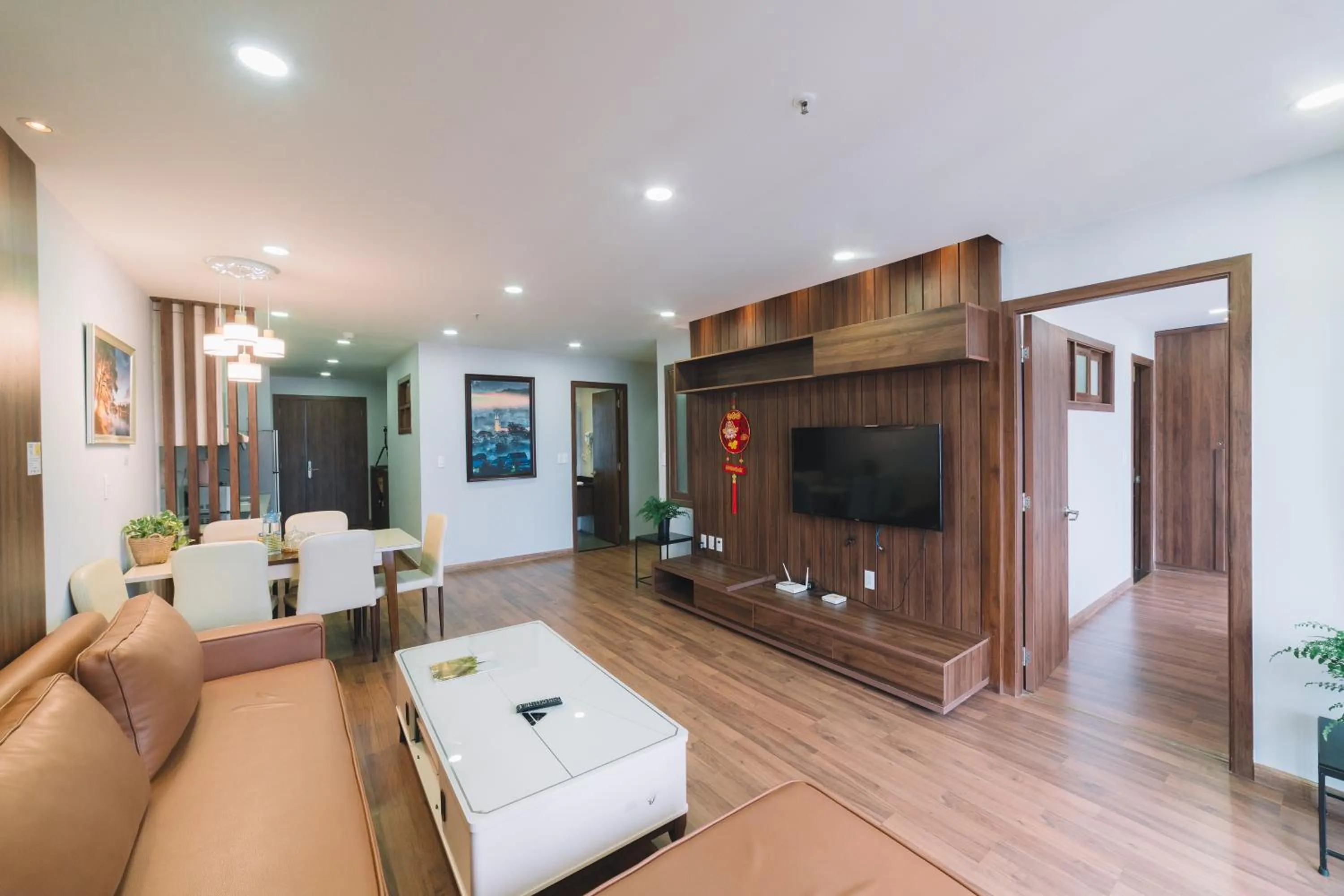 Communal lounge/ TV room in Dalat Center Residence