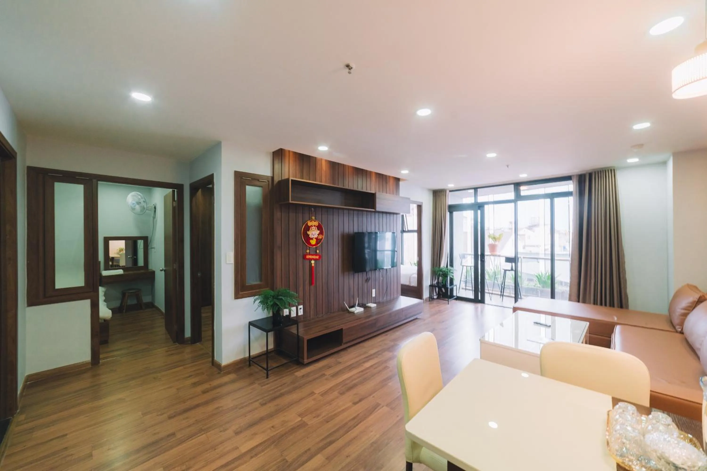 Communal lounge/ TV room in Dalat Center Residence