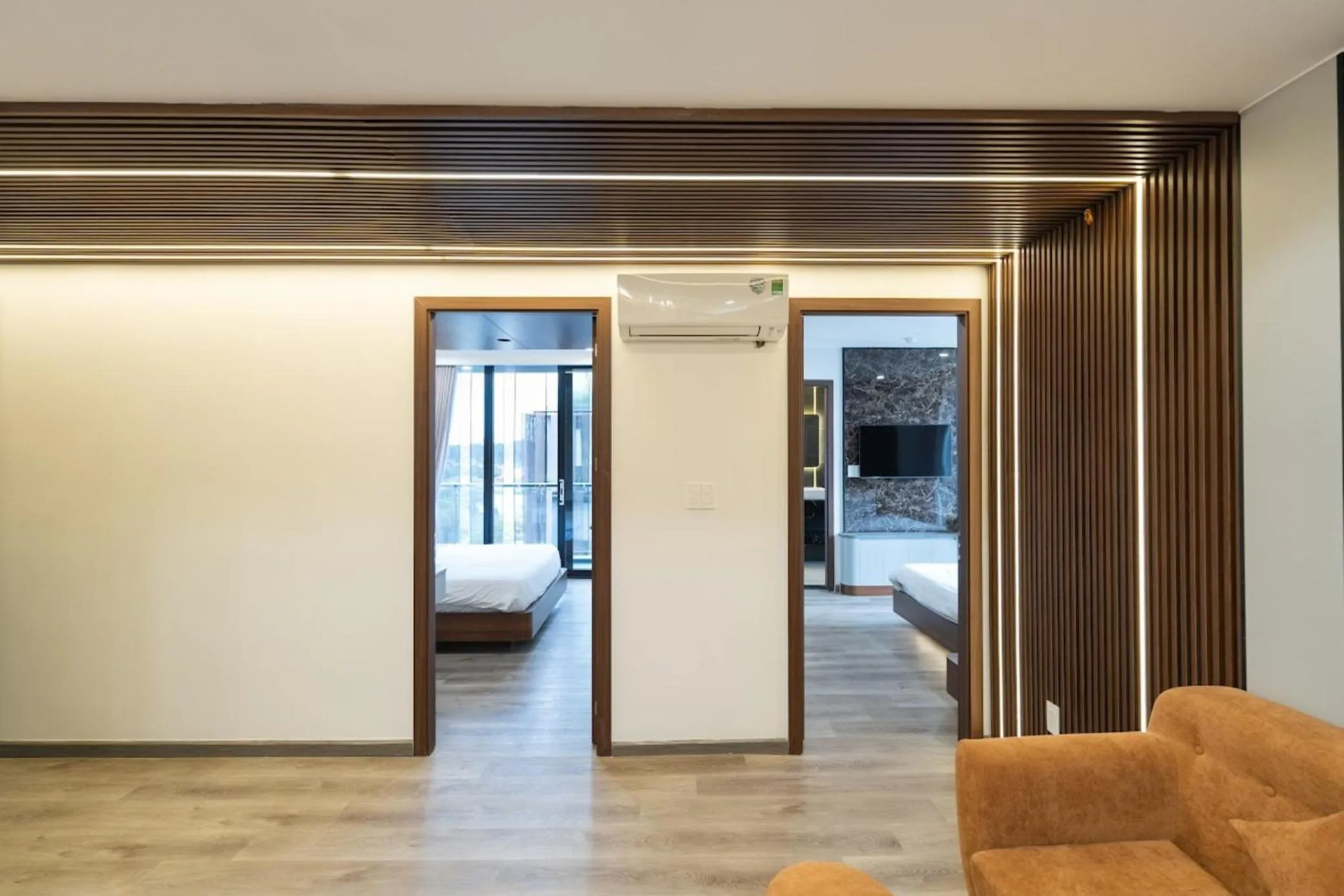 TV and multimedia, Bed in Dalat Center Residence