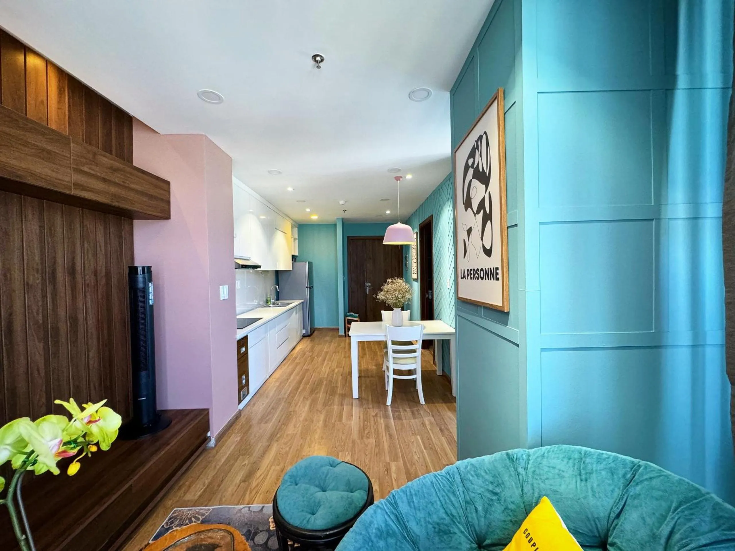 Kitchen or kitchenette in Dalat Center Residence