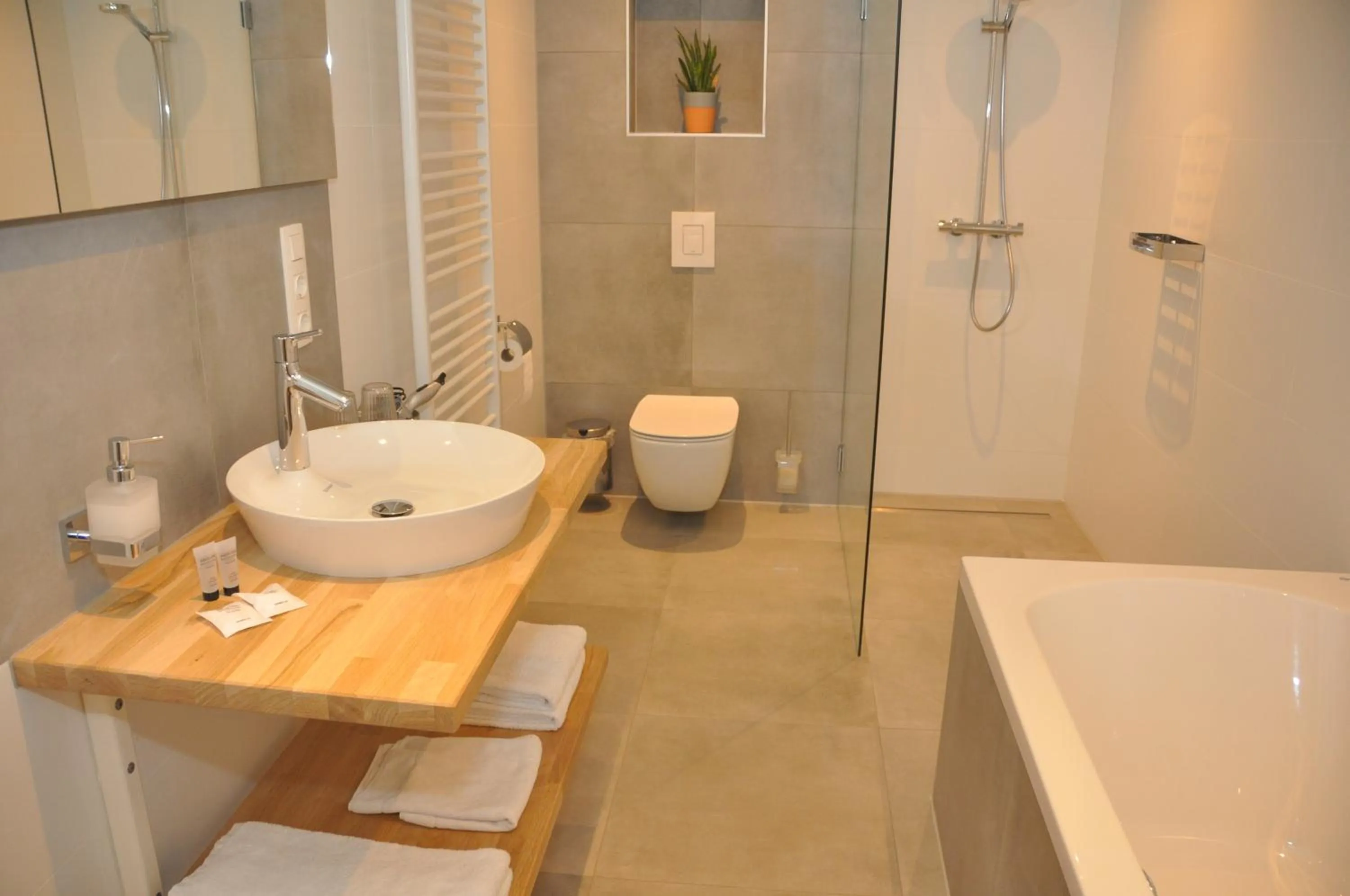 Bathroom in Hotel Sanders de Paauw