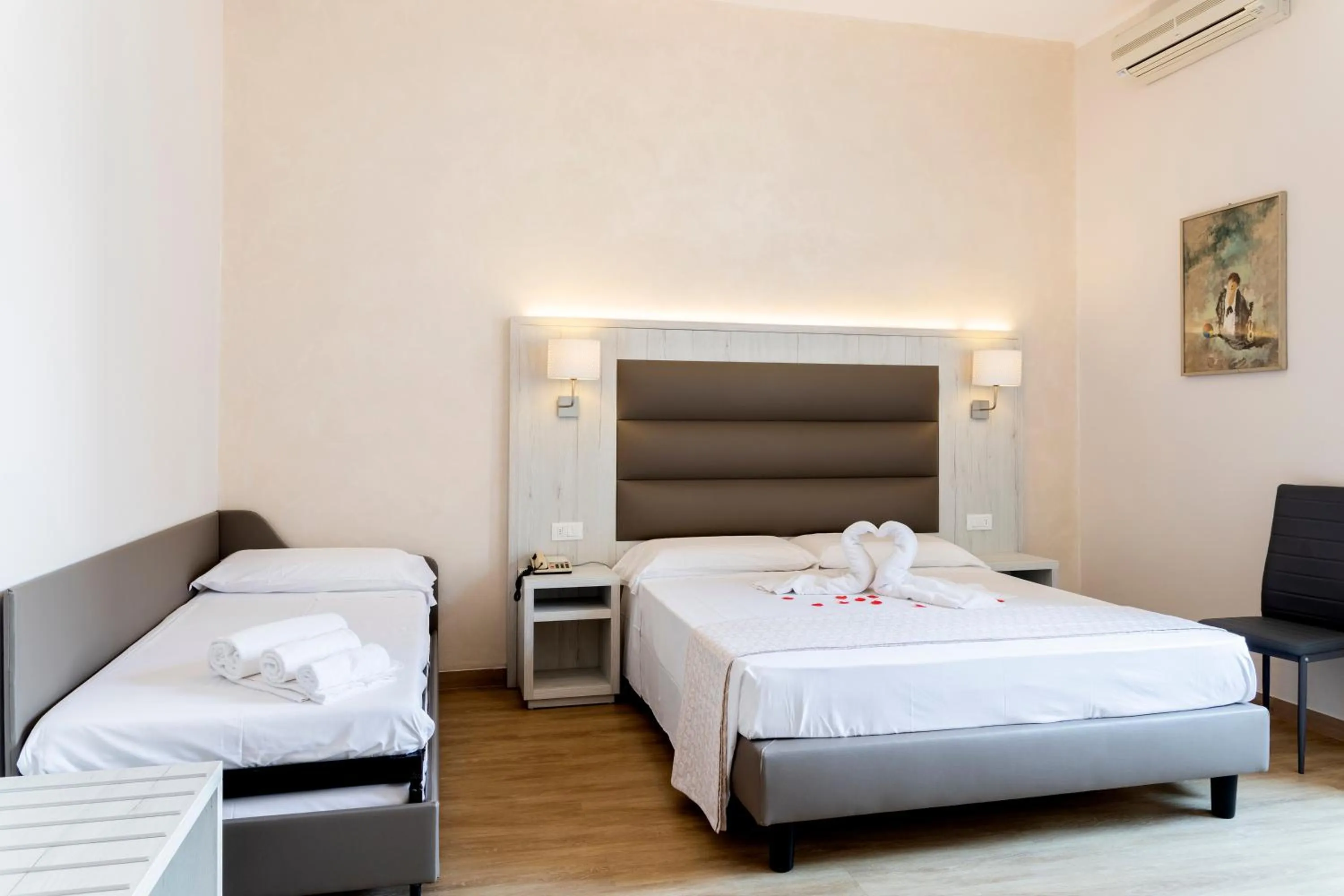 Bed in Hotel Biagi & Residence