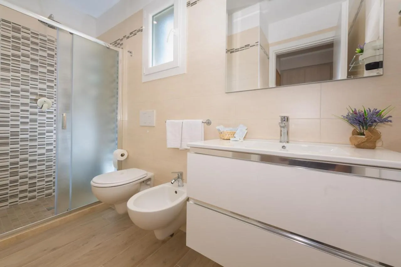 Shower in Hotel Biagi & Residence