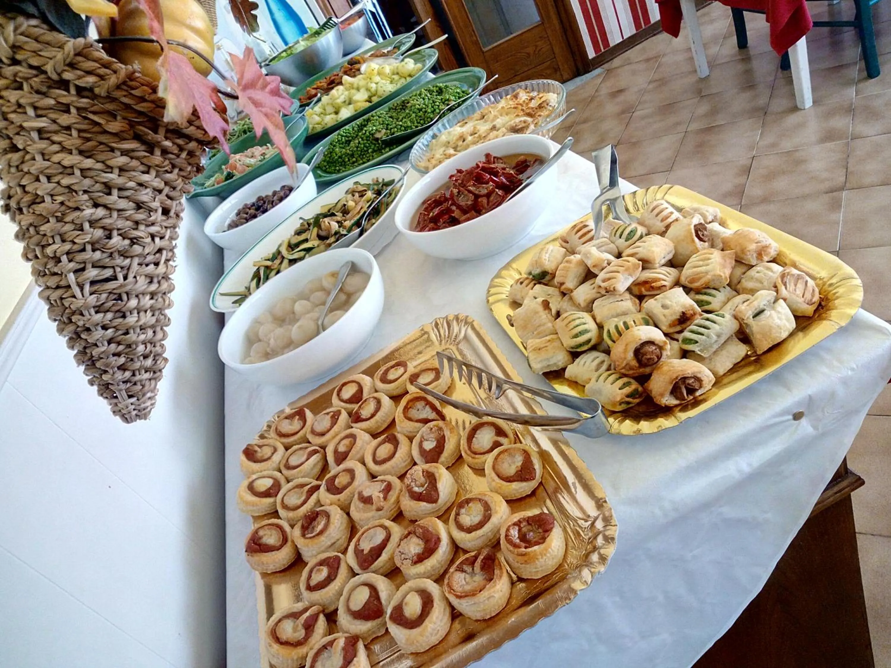 Food close-up in Hotel Eros